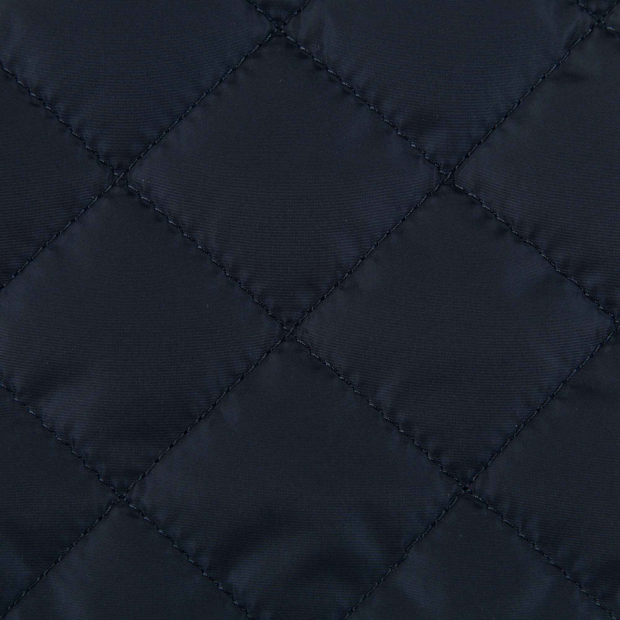 Manteau matelassé bleu marine pour bébés filles