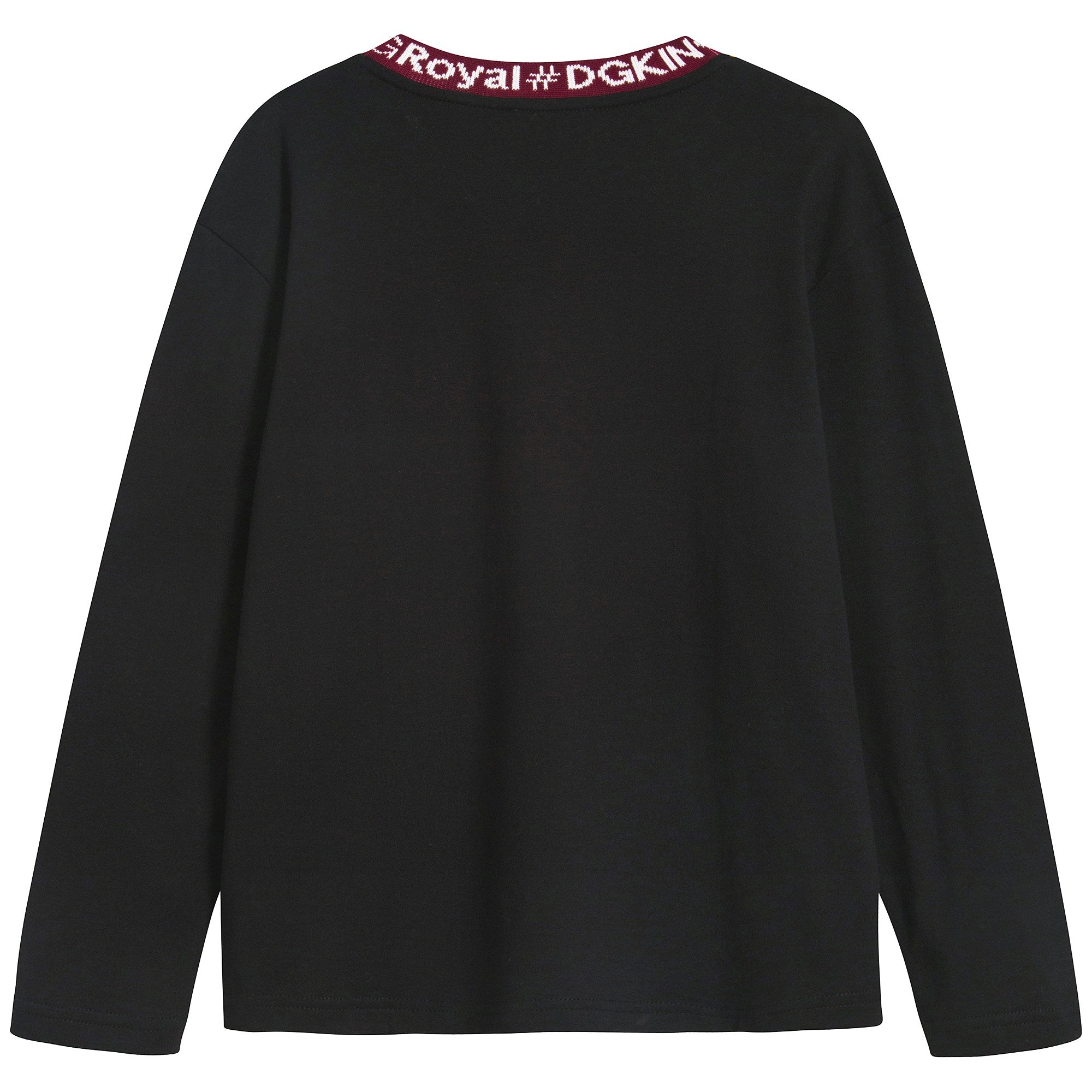 Boys Black "DG King" Cotton T-shirt