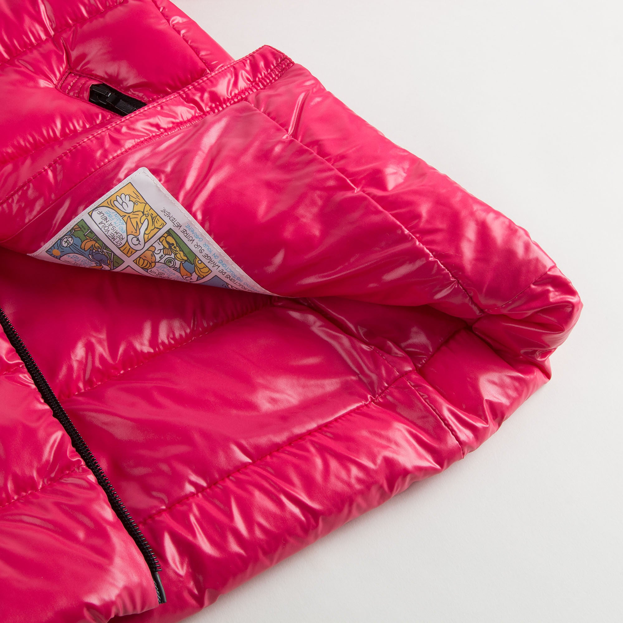 Girls Light Pink Hooded 'Moka' Padded Down Jacket - CÉMAROSE | Children's Fashion Store - 8
