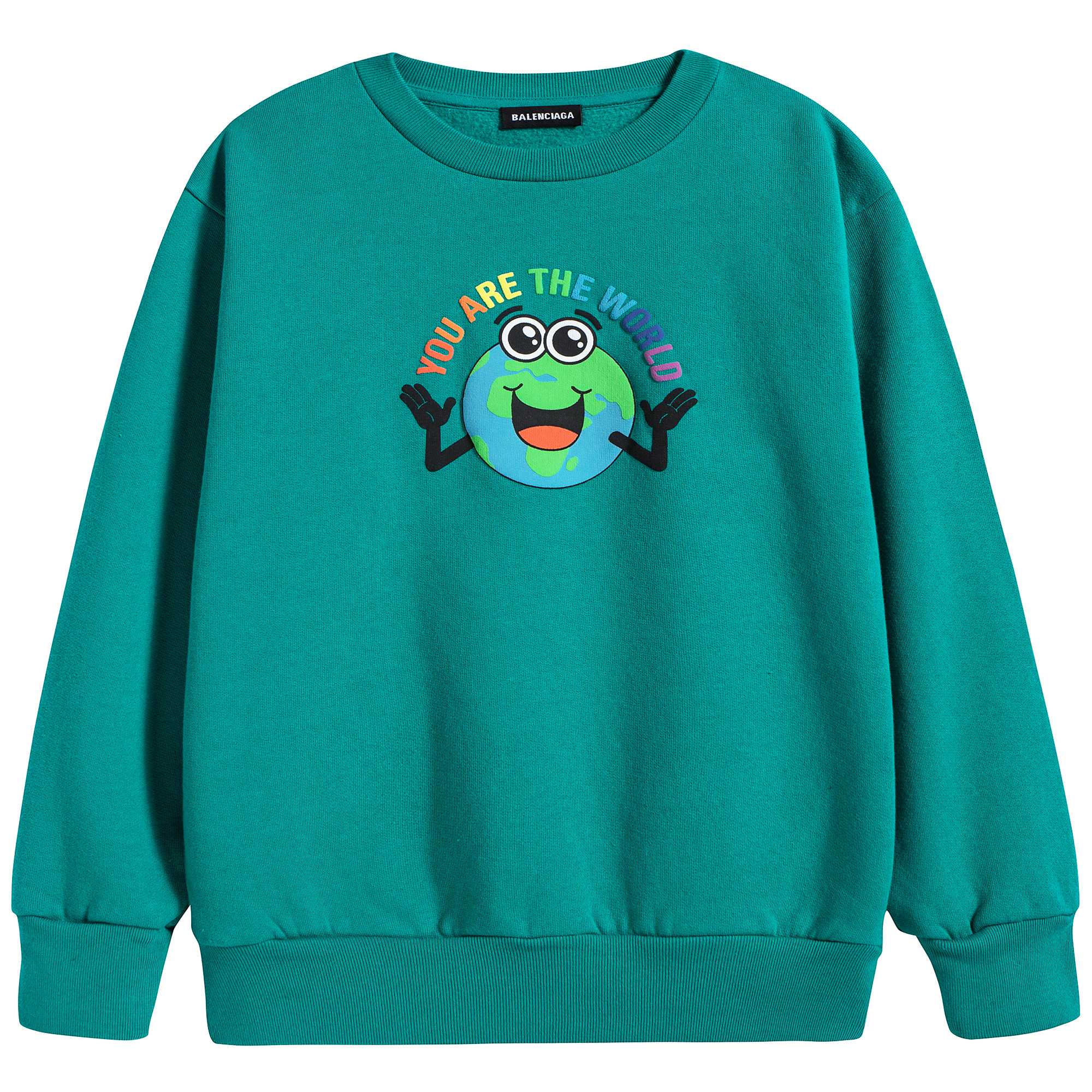 Boys & Girls Mint Cotton Sweater