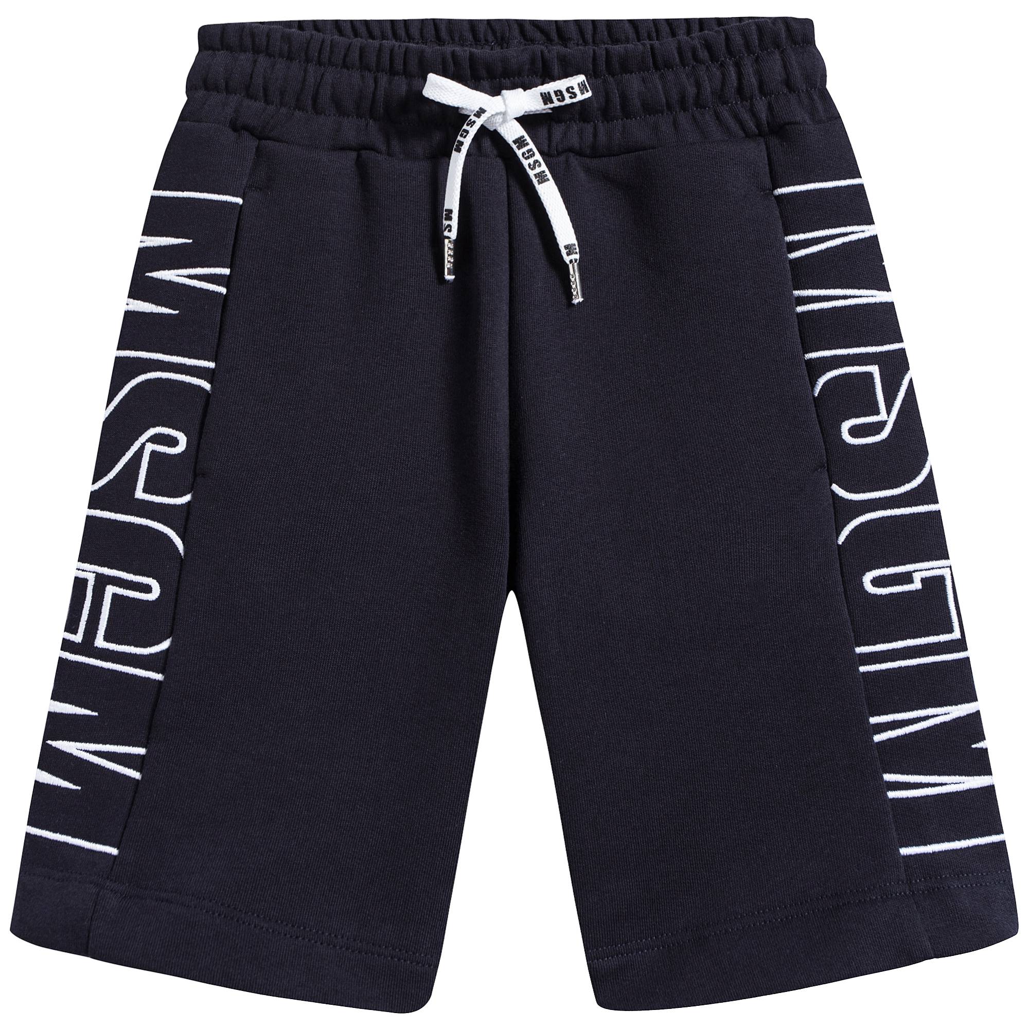 Boys Blue Cotton Shorts