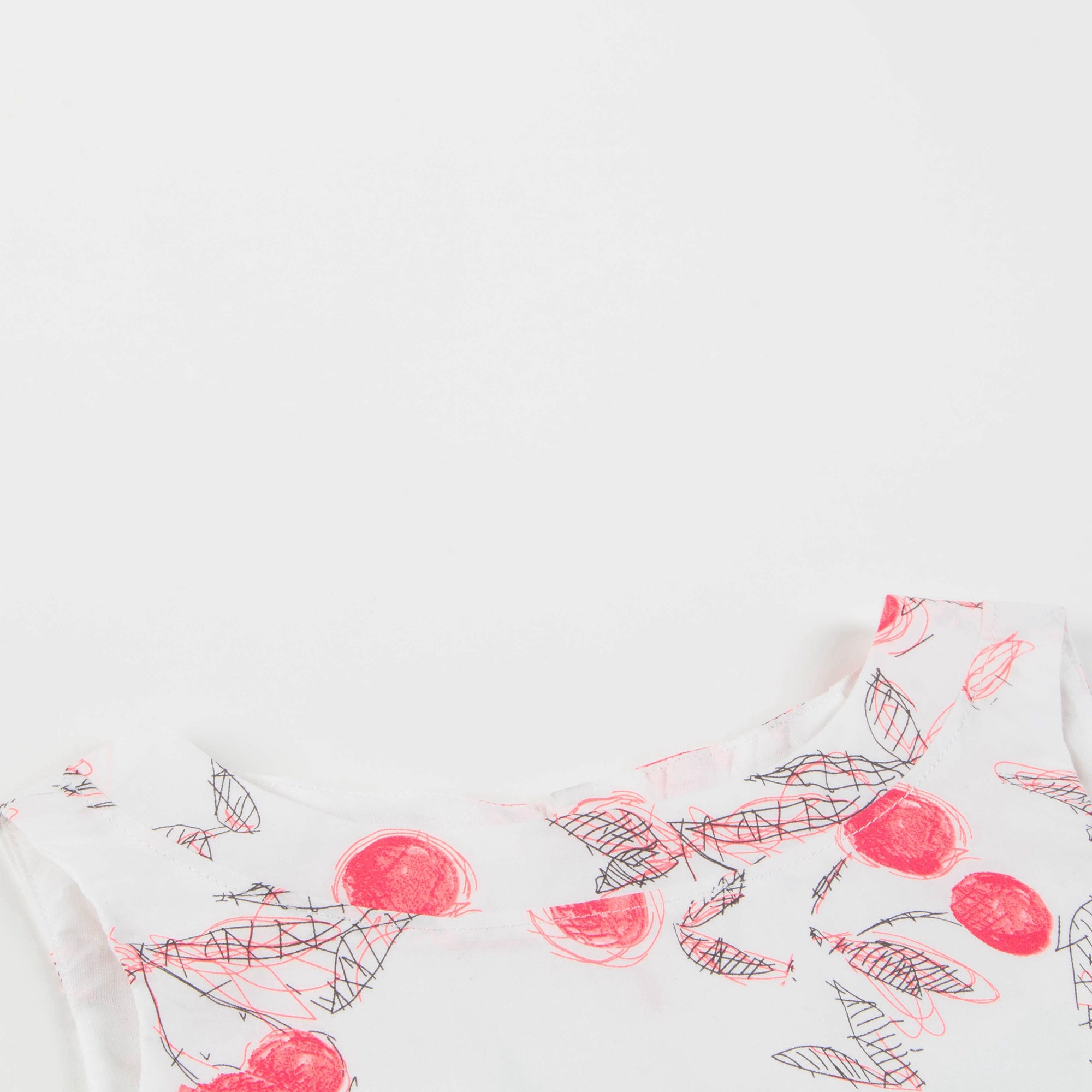 Robe à imprimé cerises pour fille