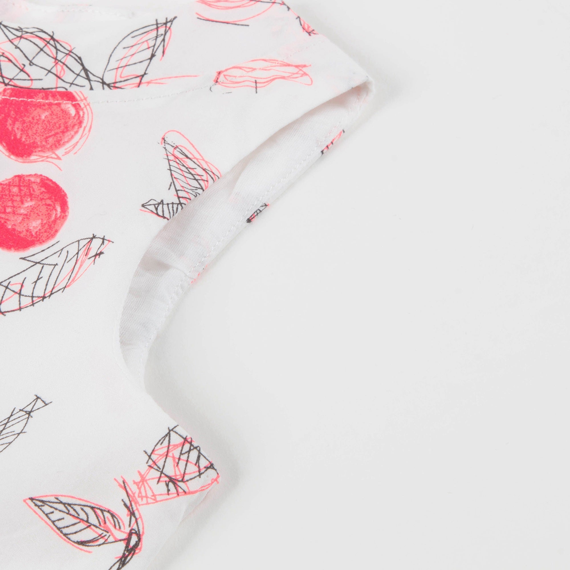Robe à imprimé cerises pour fille