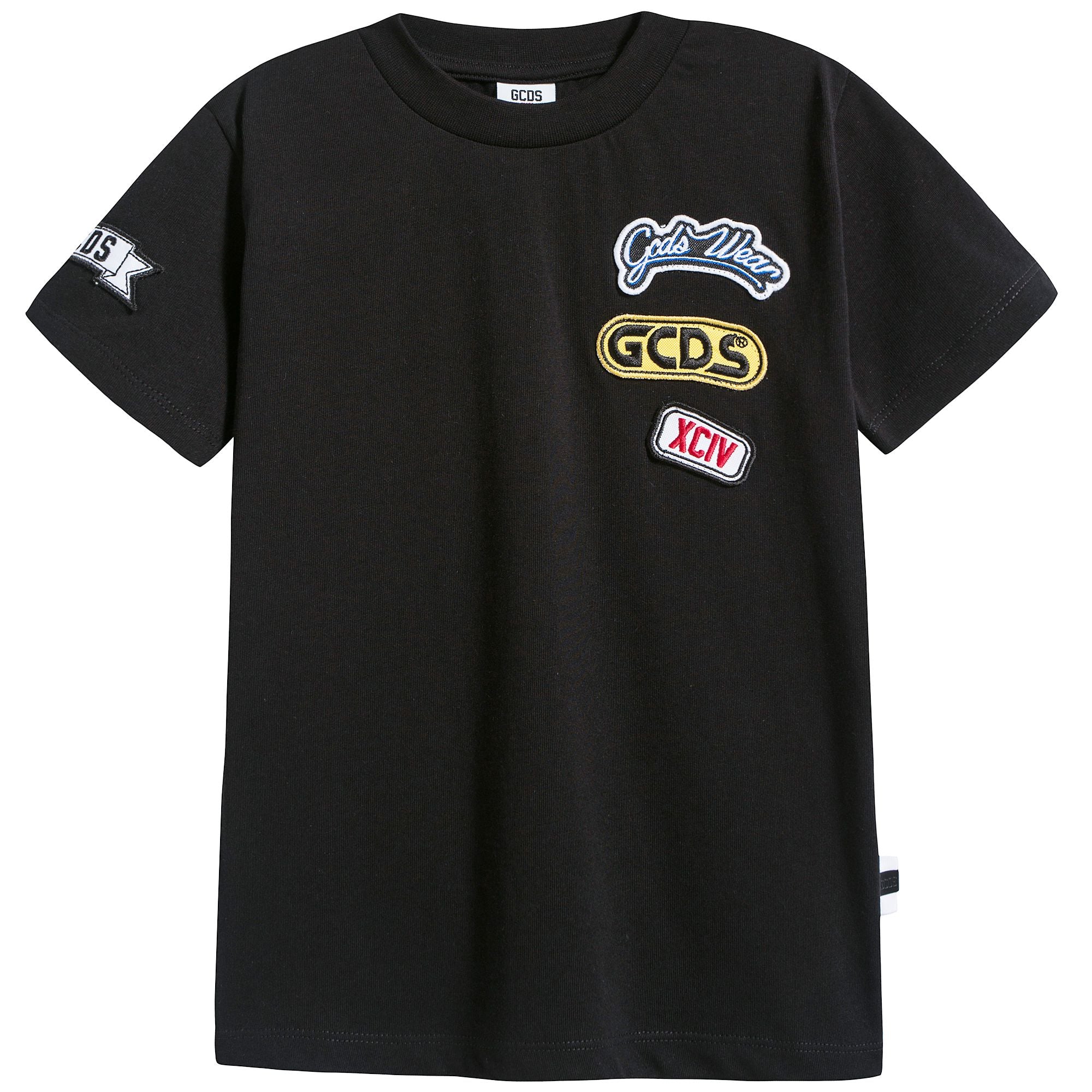Boys Black Jersey Cotton T-shirt