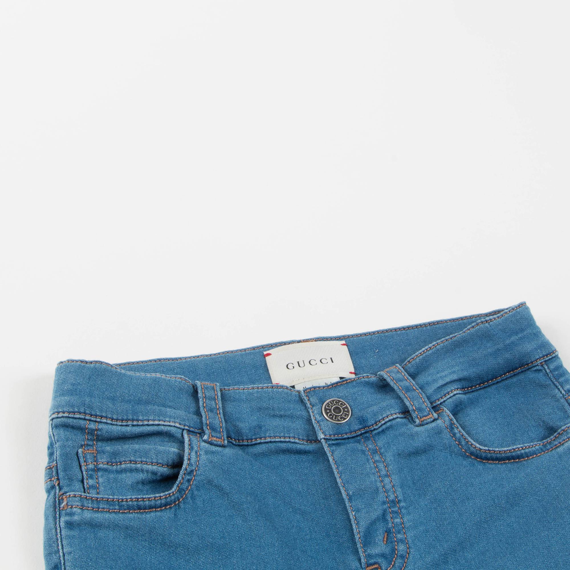 Pantalon bleu bébé fille