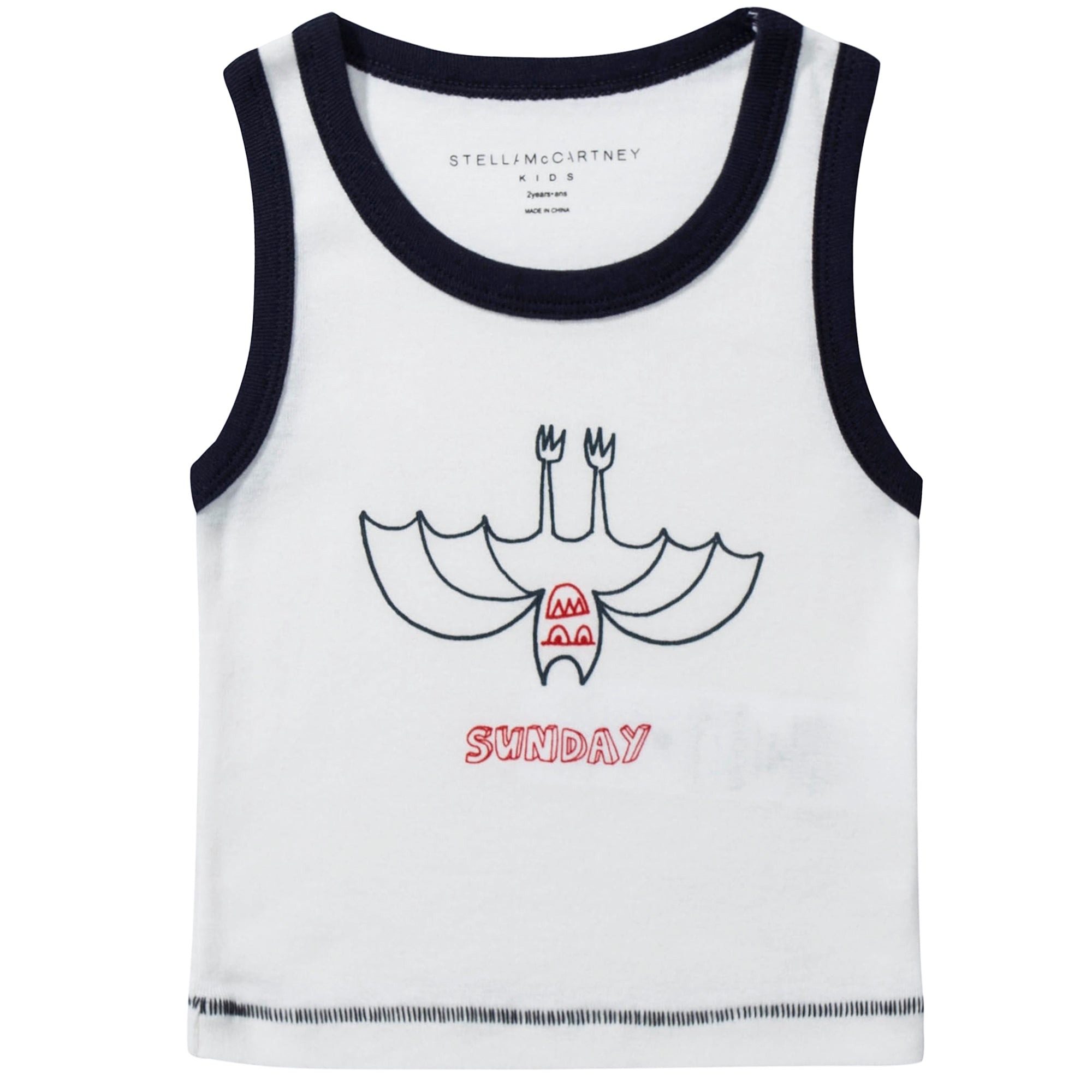Boys White Organic Cotton Vests 7 Pack Gift Set