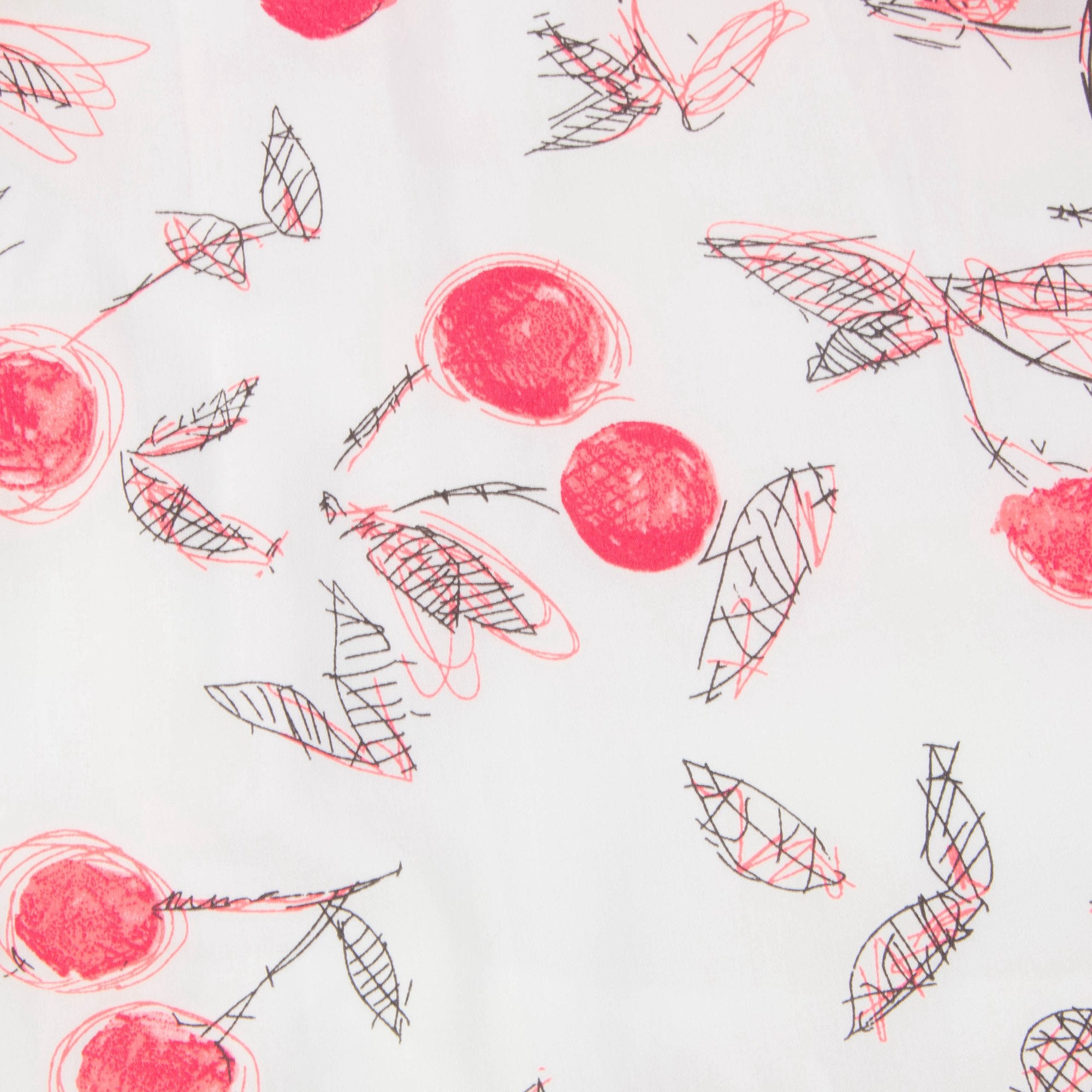 Jupe courte à imprimé cerises pour fille