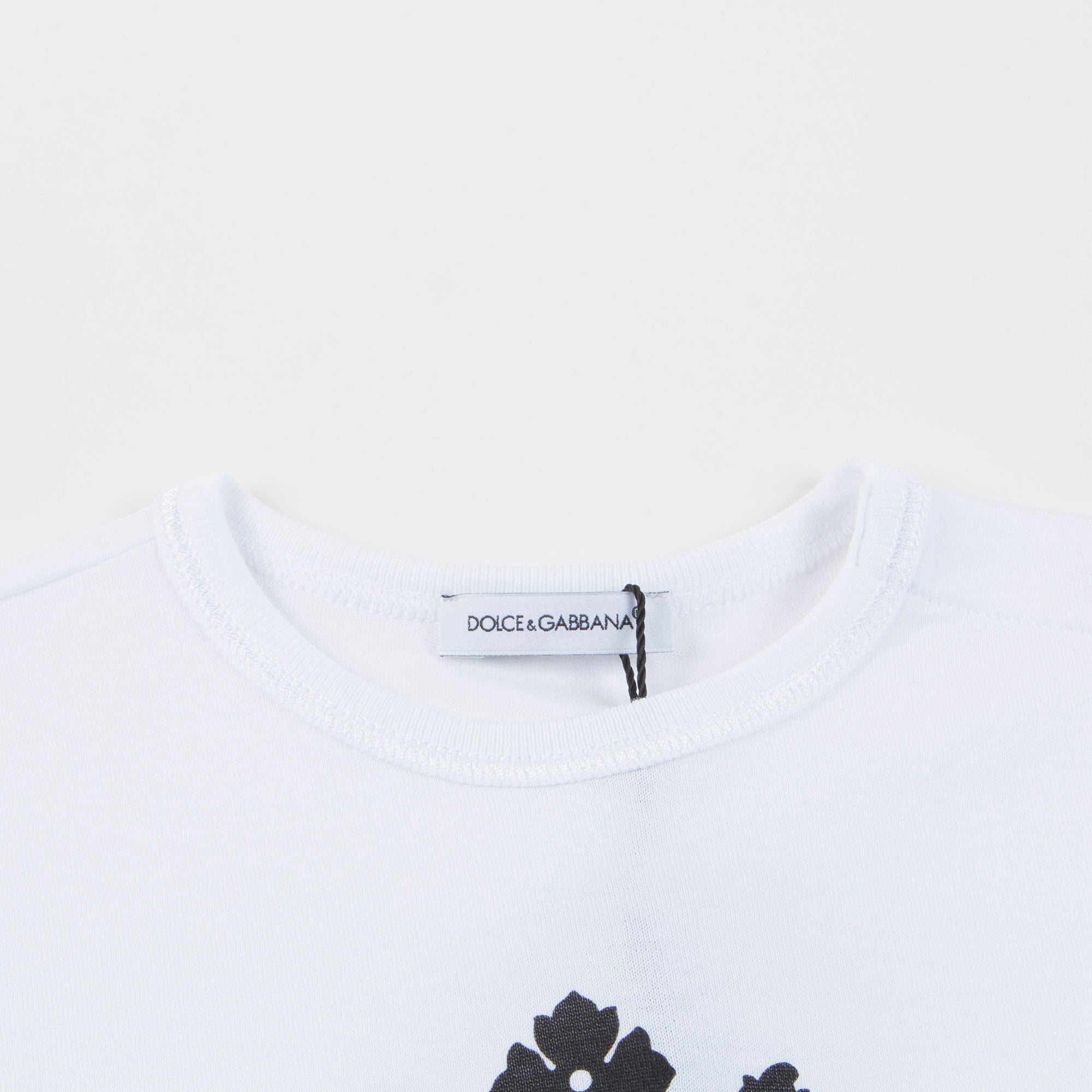 Baby Boys White Logo T-shirt