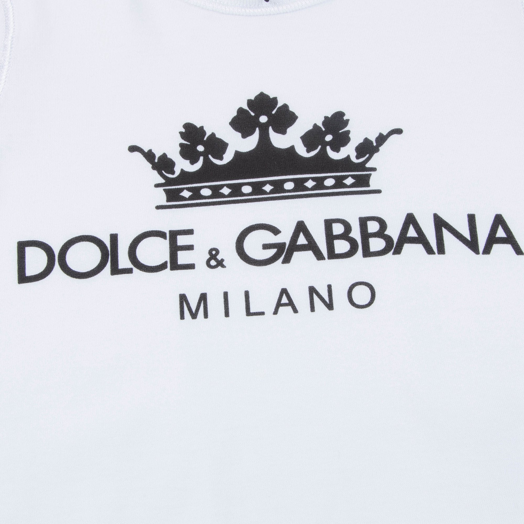 Baby Boys White Logo T-shirt