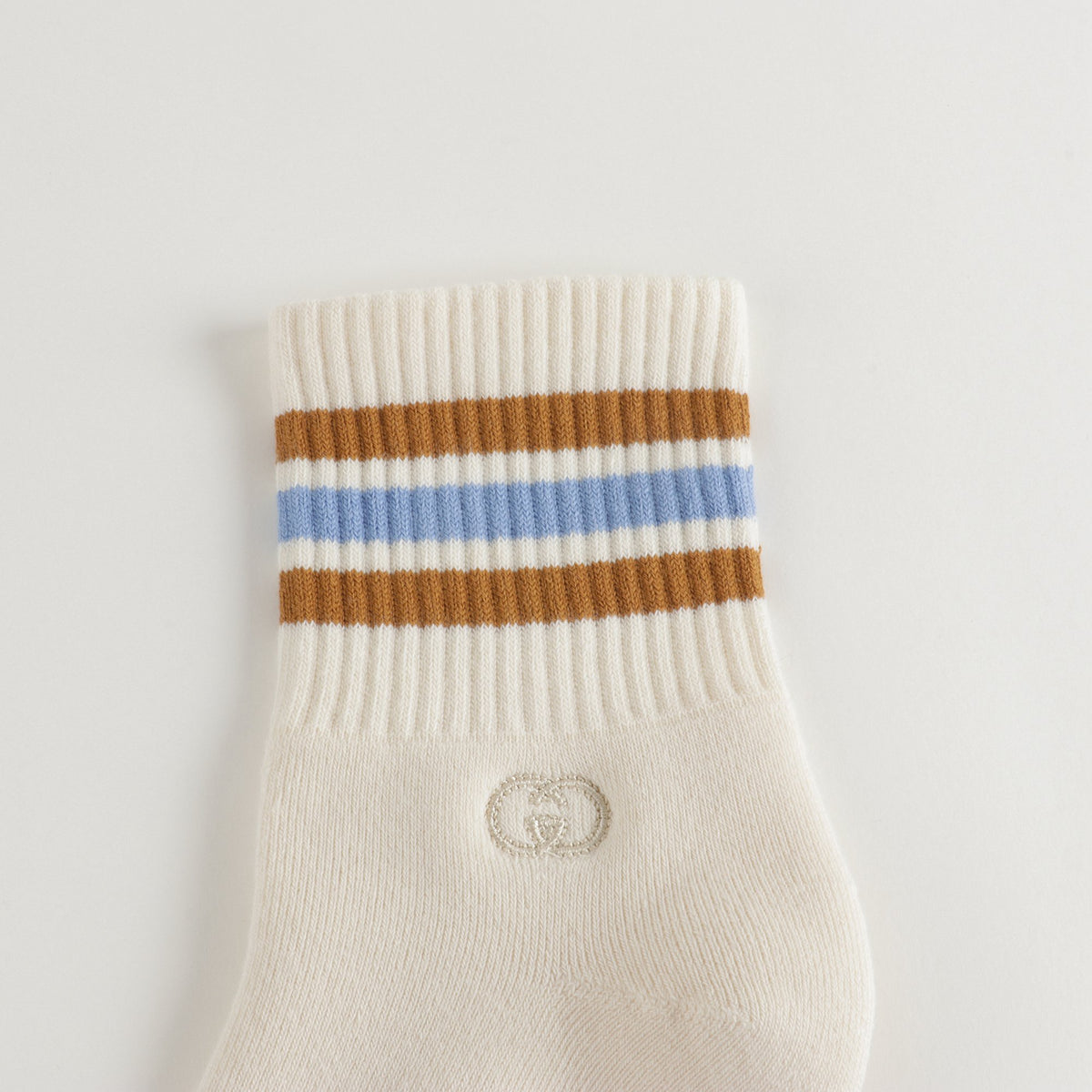 Chaussettes enfant en coton GG ivoire
