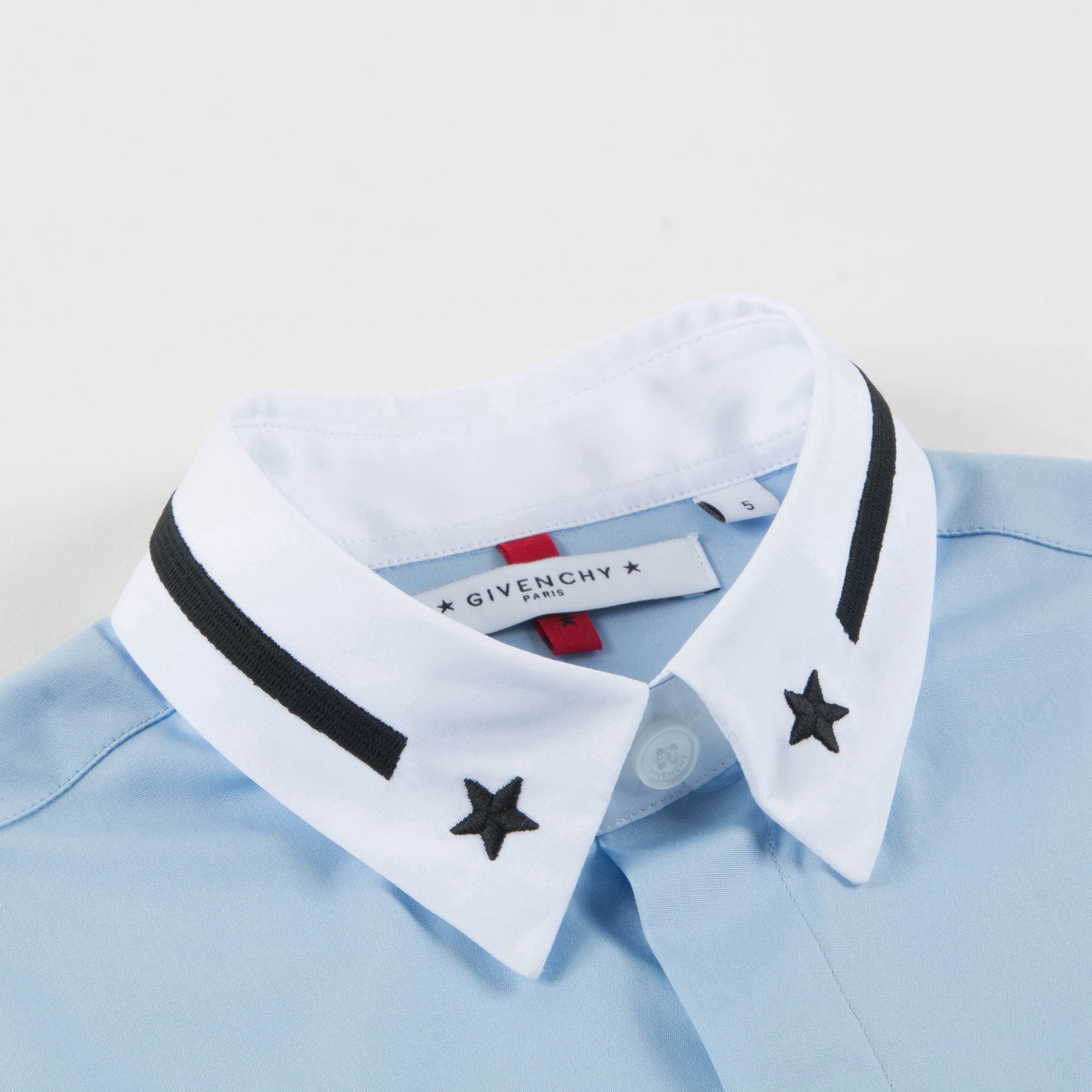 Boys Sky Blue Cotton T-shirt