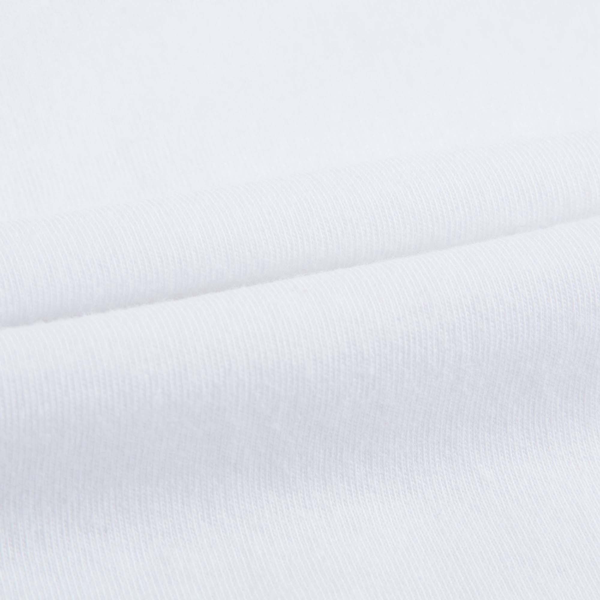Baby White Cotton Long Sleeves T-shirt With Check Pocket