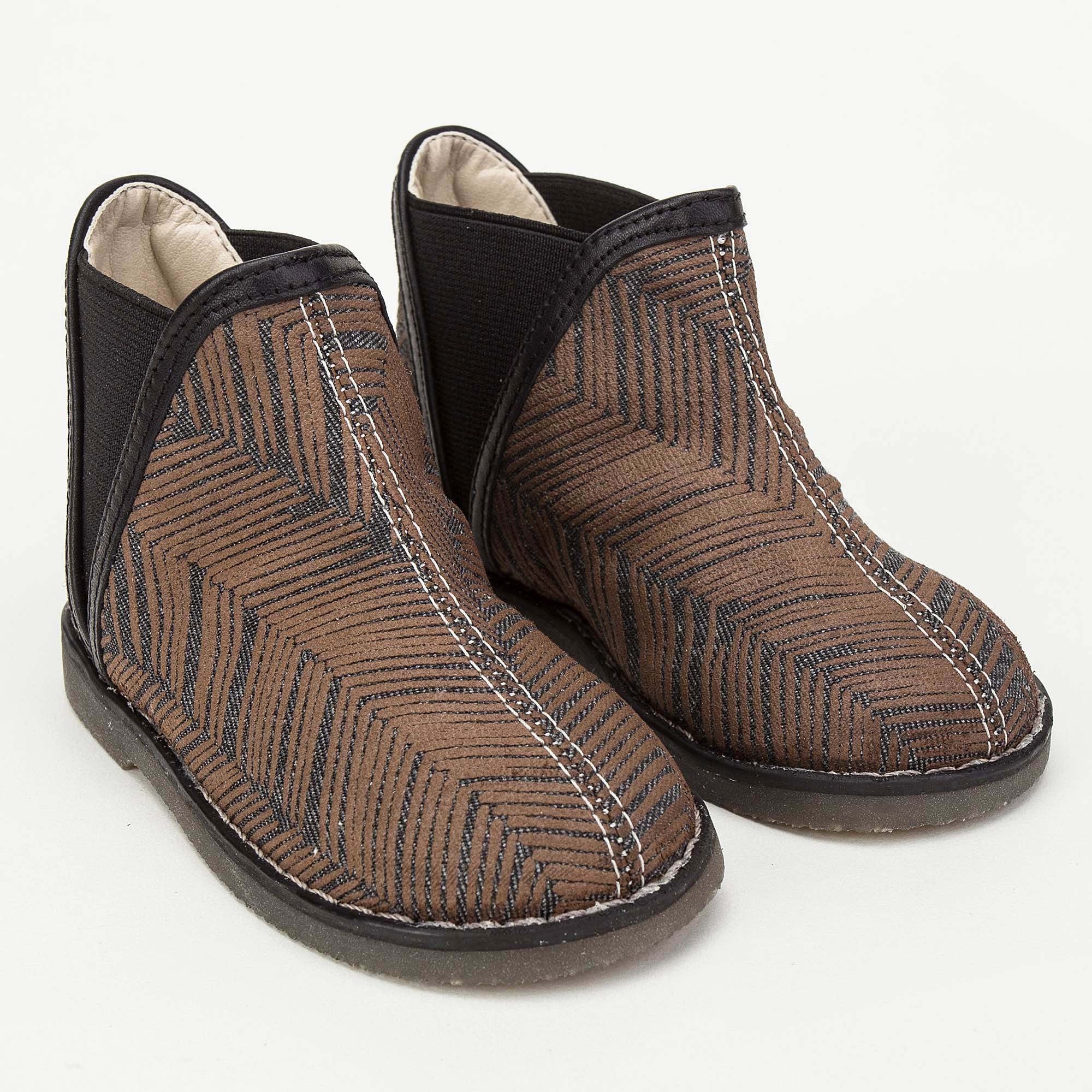 Boys Brown Cow Leather Boot