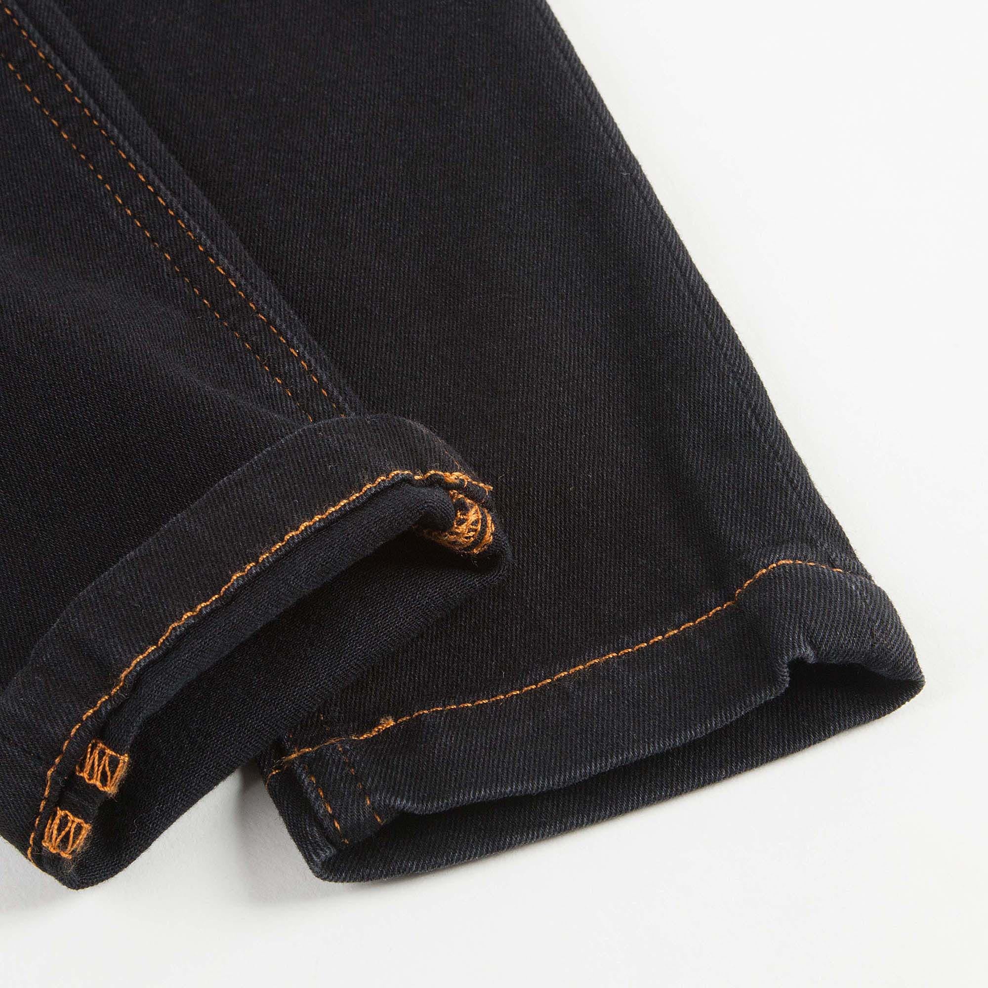 Jeans en jean de coton bleu marine pour filles