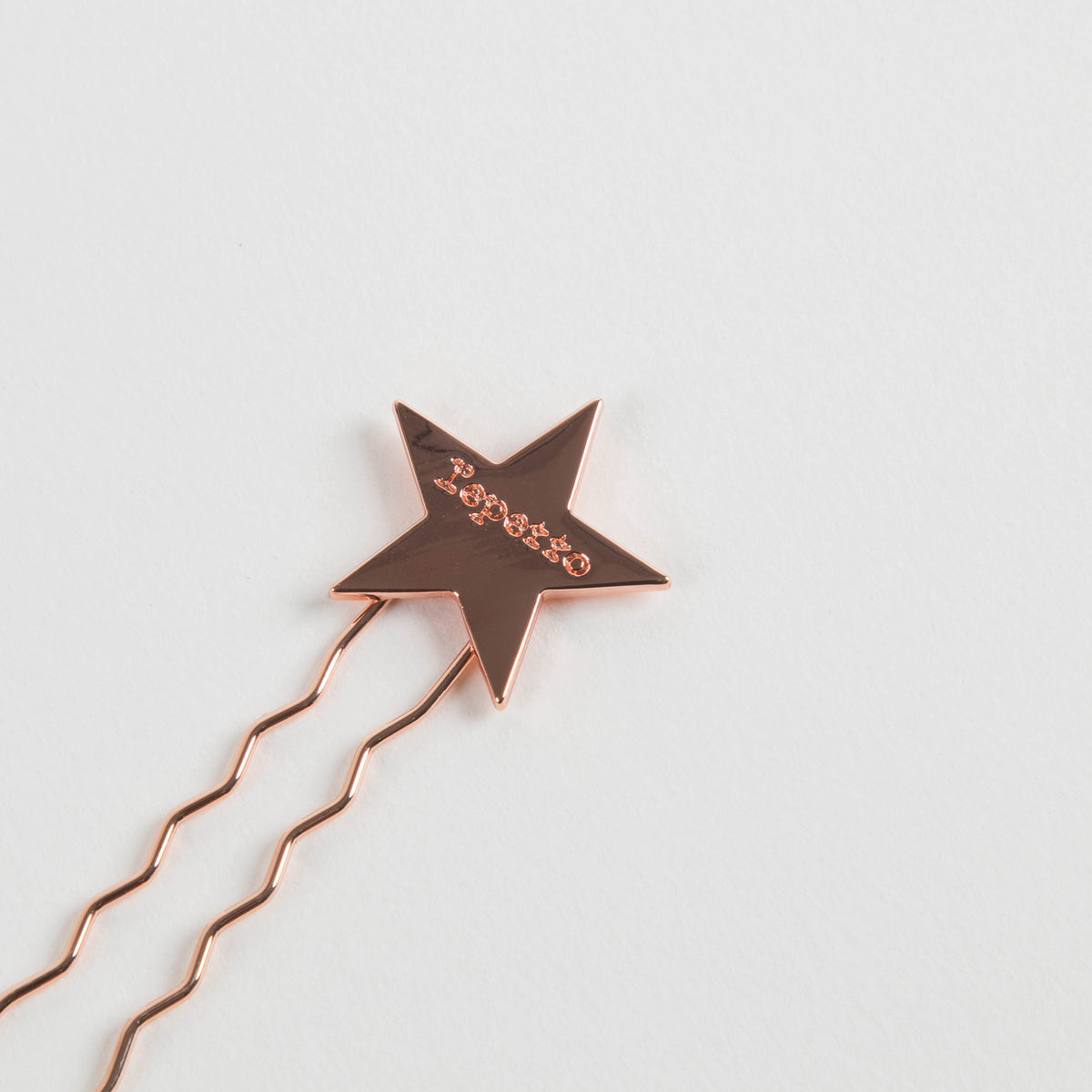 Barrette en métal rose pour filles