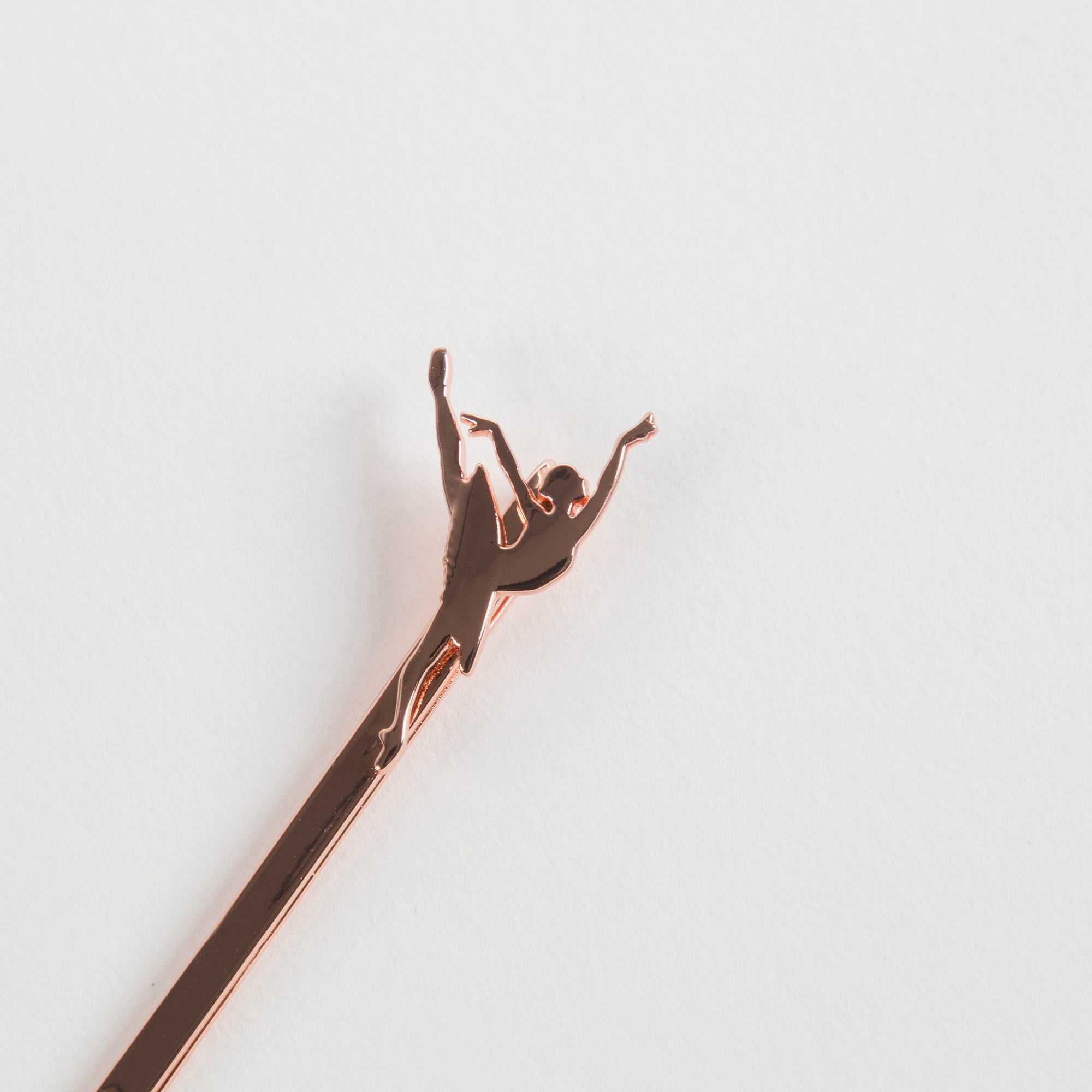Épingle à cheveux métallique rose pour filles