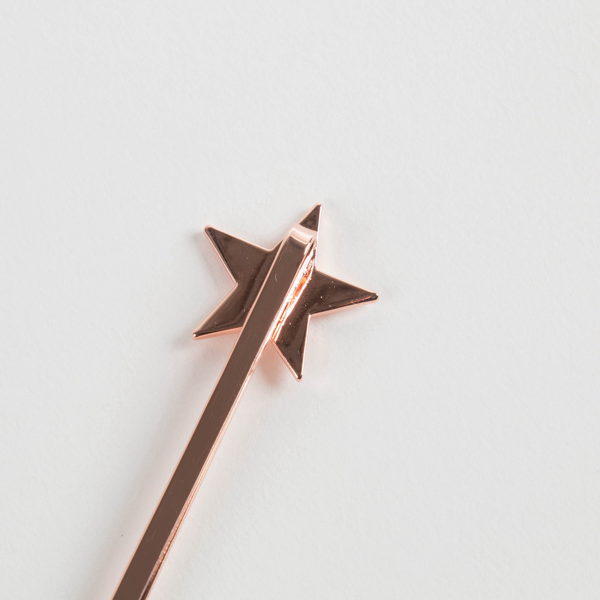 Épingle à cheveux métallique rose pour filles