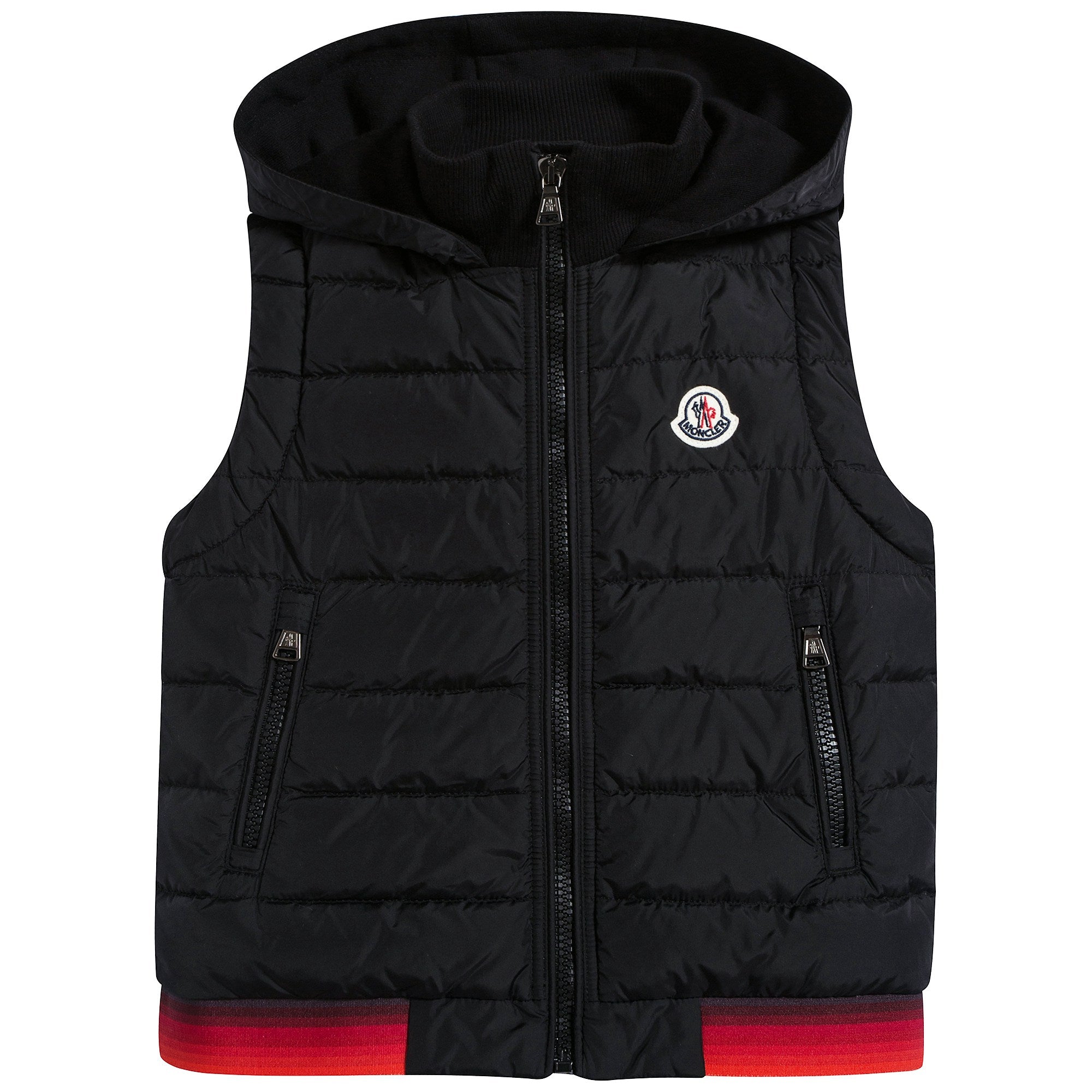 Boys Black "MAGLIA" Gilet