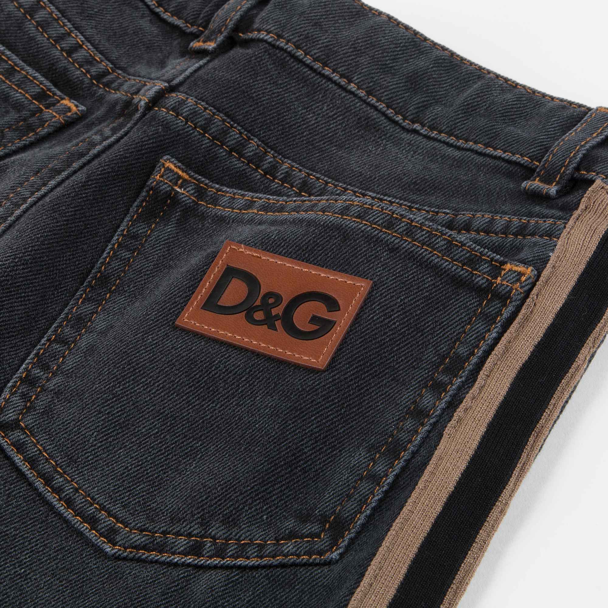 Pantalon en jean en coton bleu pour garçons