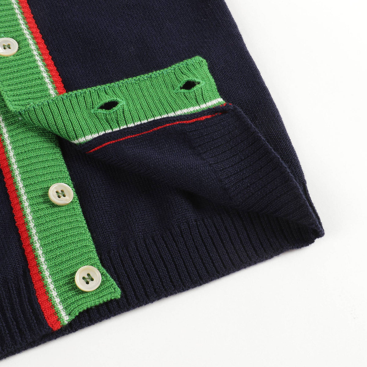 Cardigan en Laine Oltremare pour Bébés Garçons et Filles