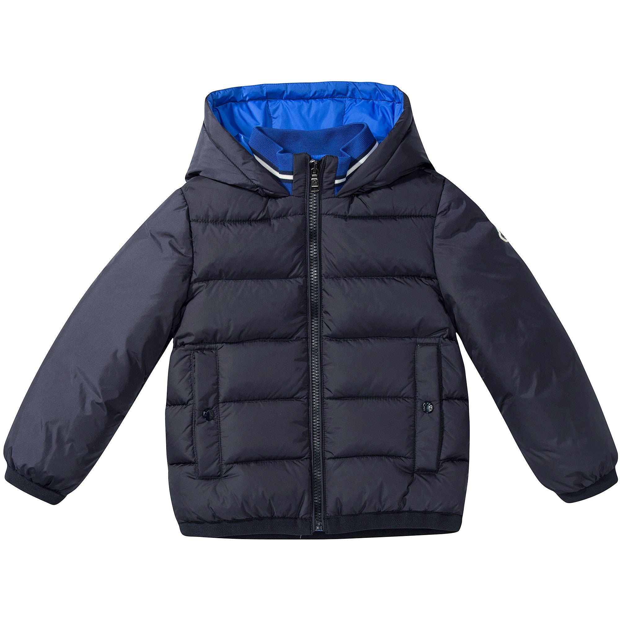 Boys Navy Blue Down Jacket