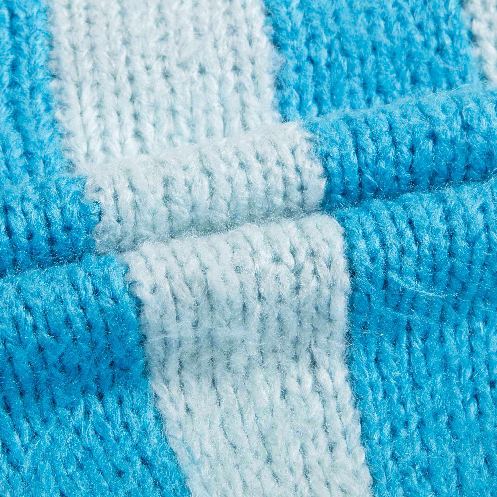 Girls Bright Blue Tussah Silk Sweater