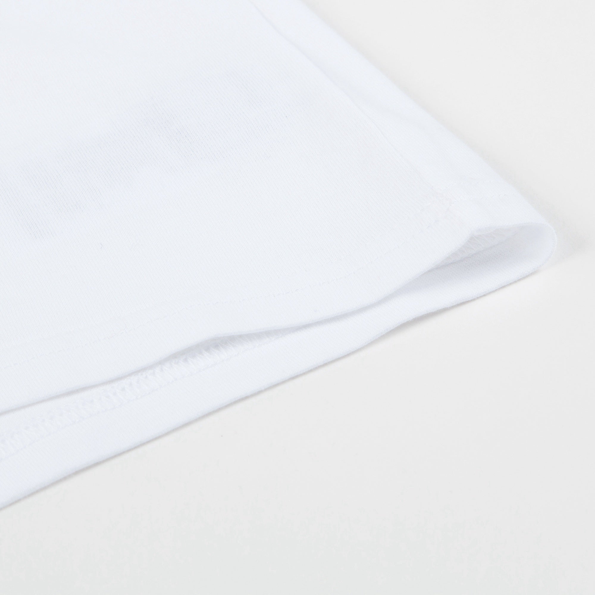 Baby White Embroidery Printing T-Shirt