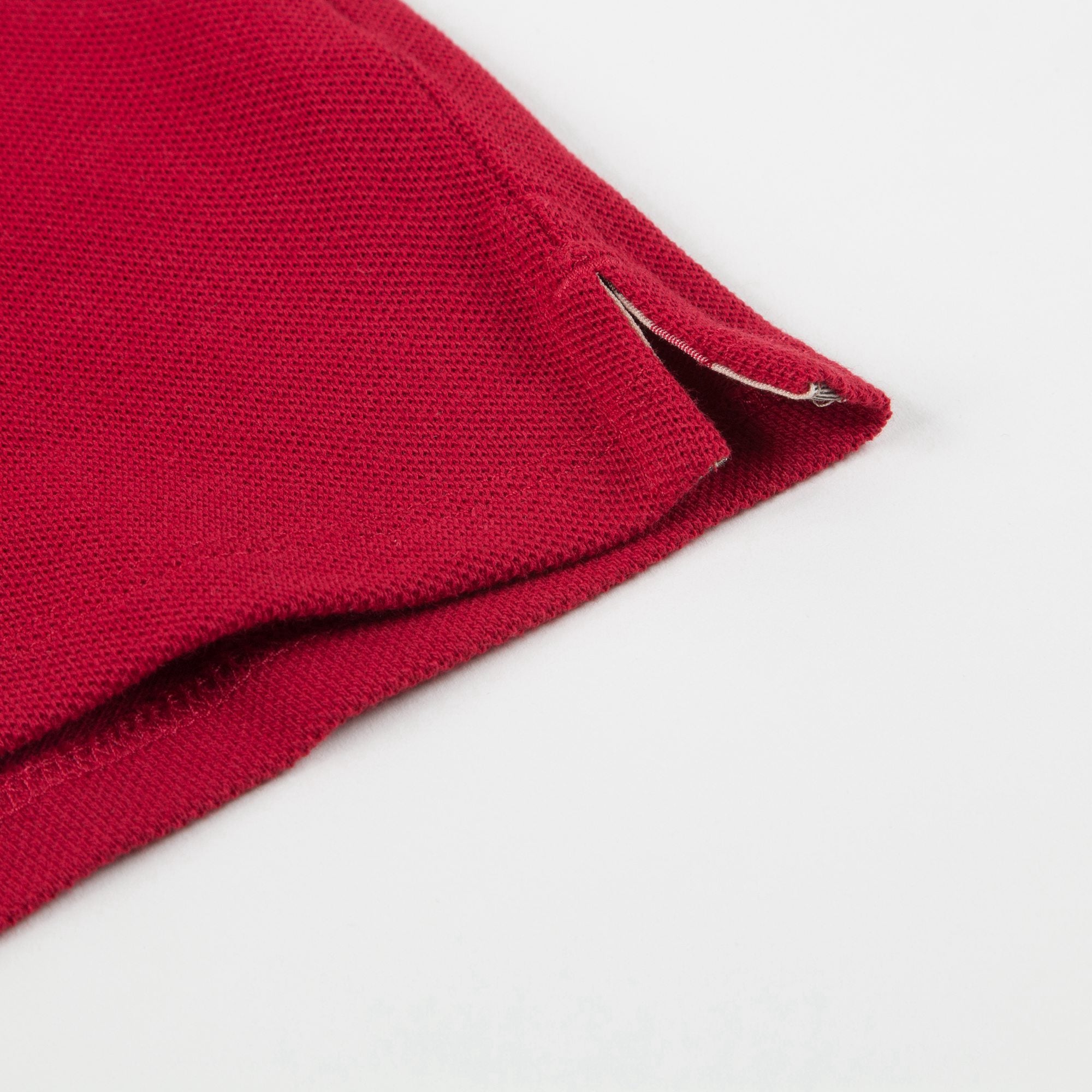 Polos rouges militaires en coton pour garçons