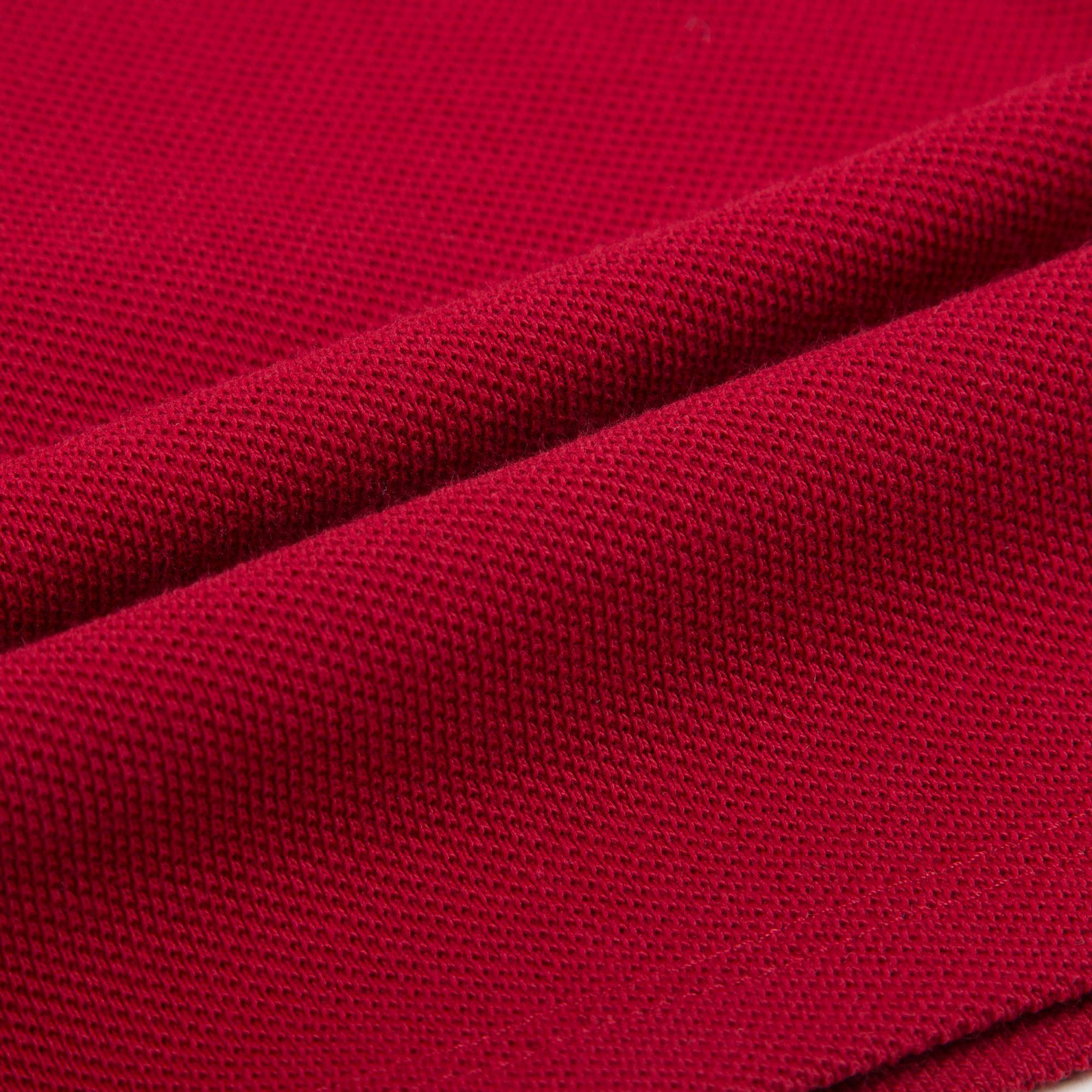 Polos rouges militaires en coton pour garçons