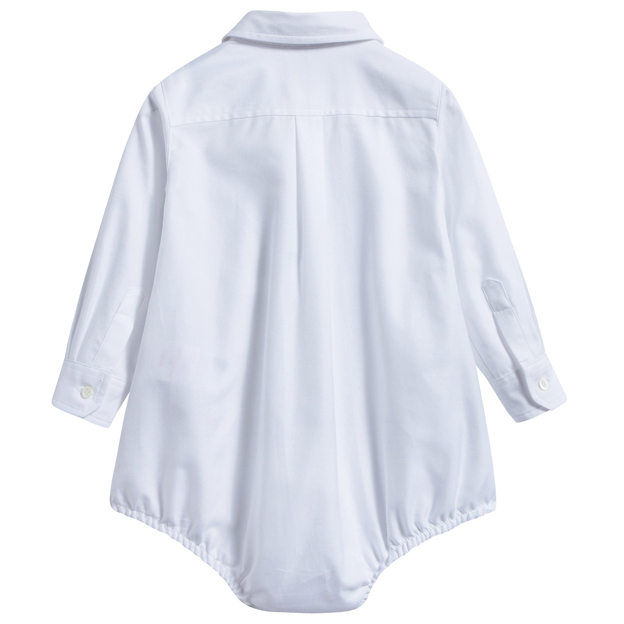 Baby White Cotton Babysuit