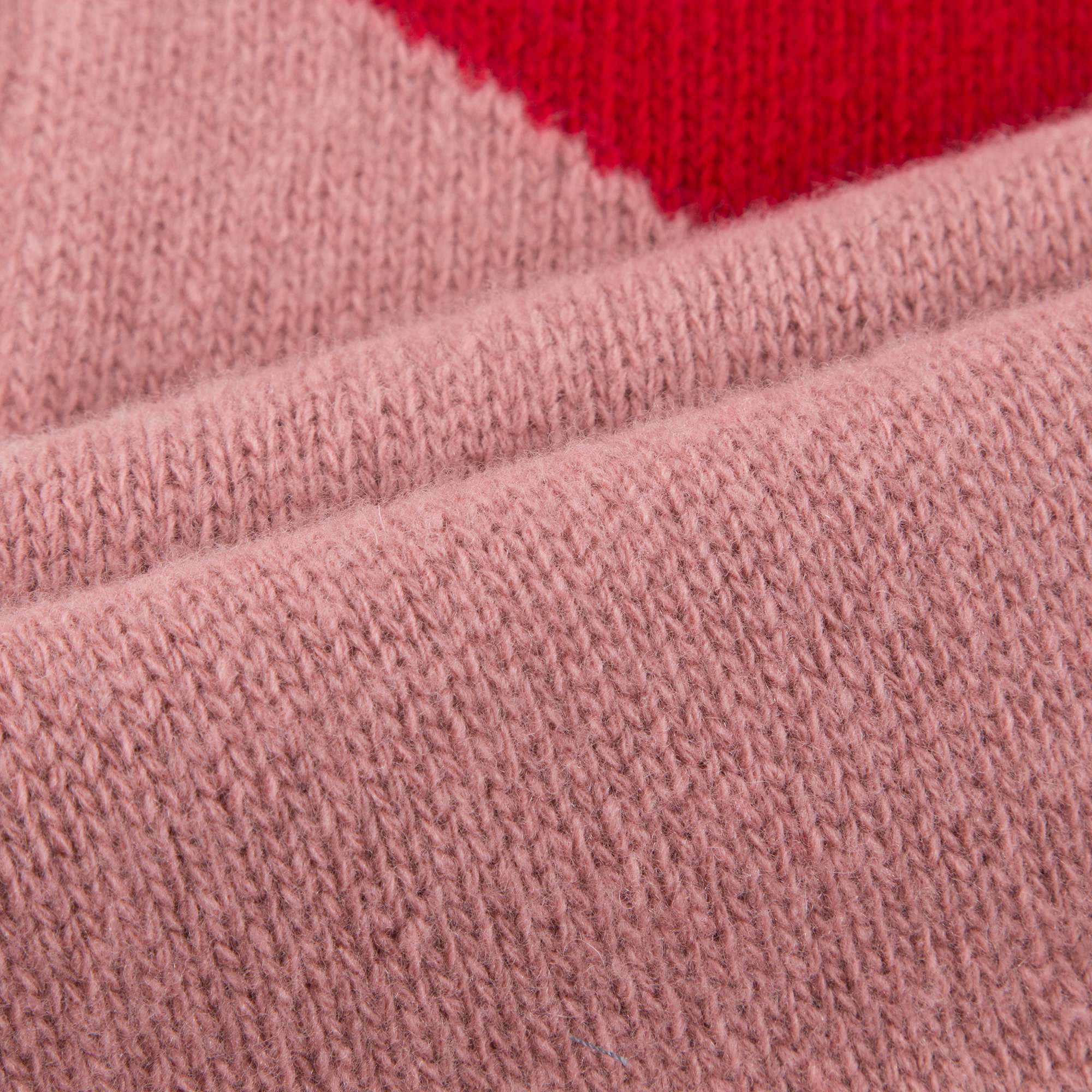Écharpe en laine rose pour fille