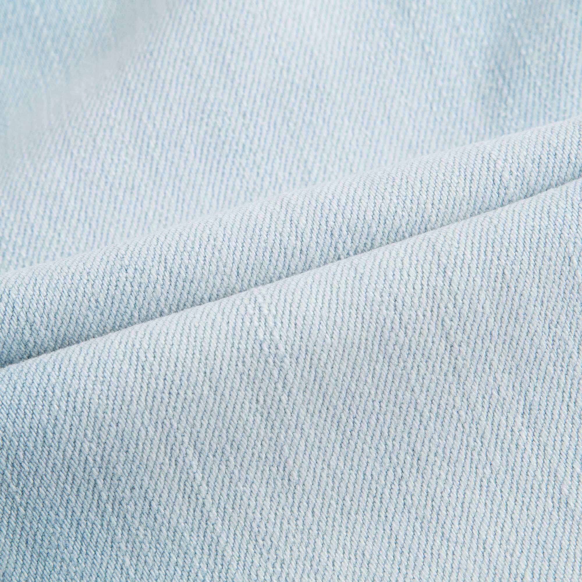 Jean Garçon en Denim Bleu Coupe Droite Décontractée