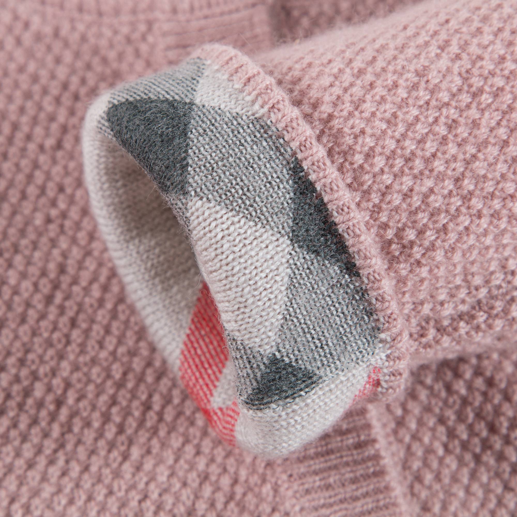Girls Dusty Pink Cashmere Cardigan