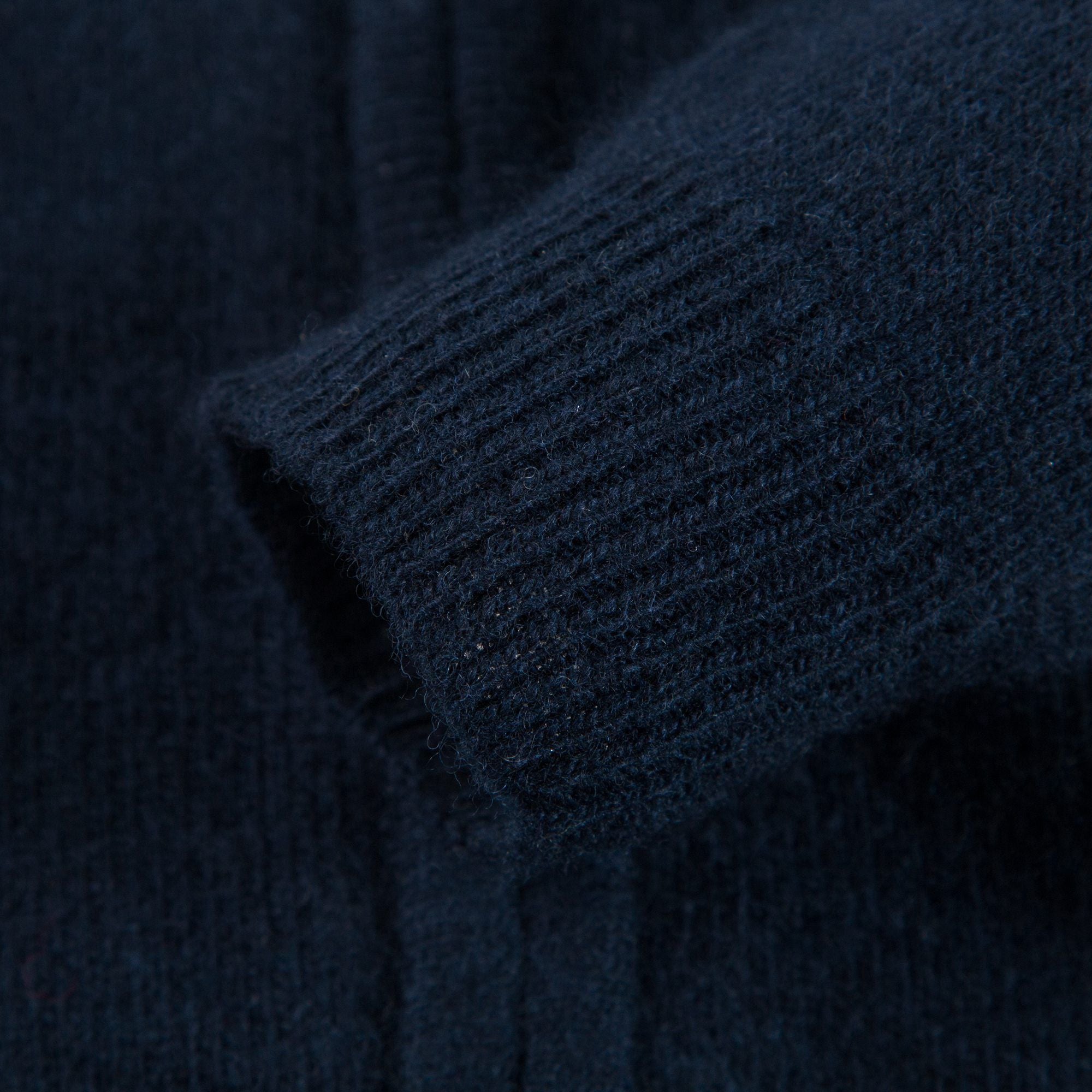 Boys Navy Blue Wool Cardigan