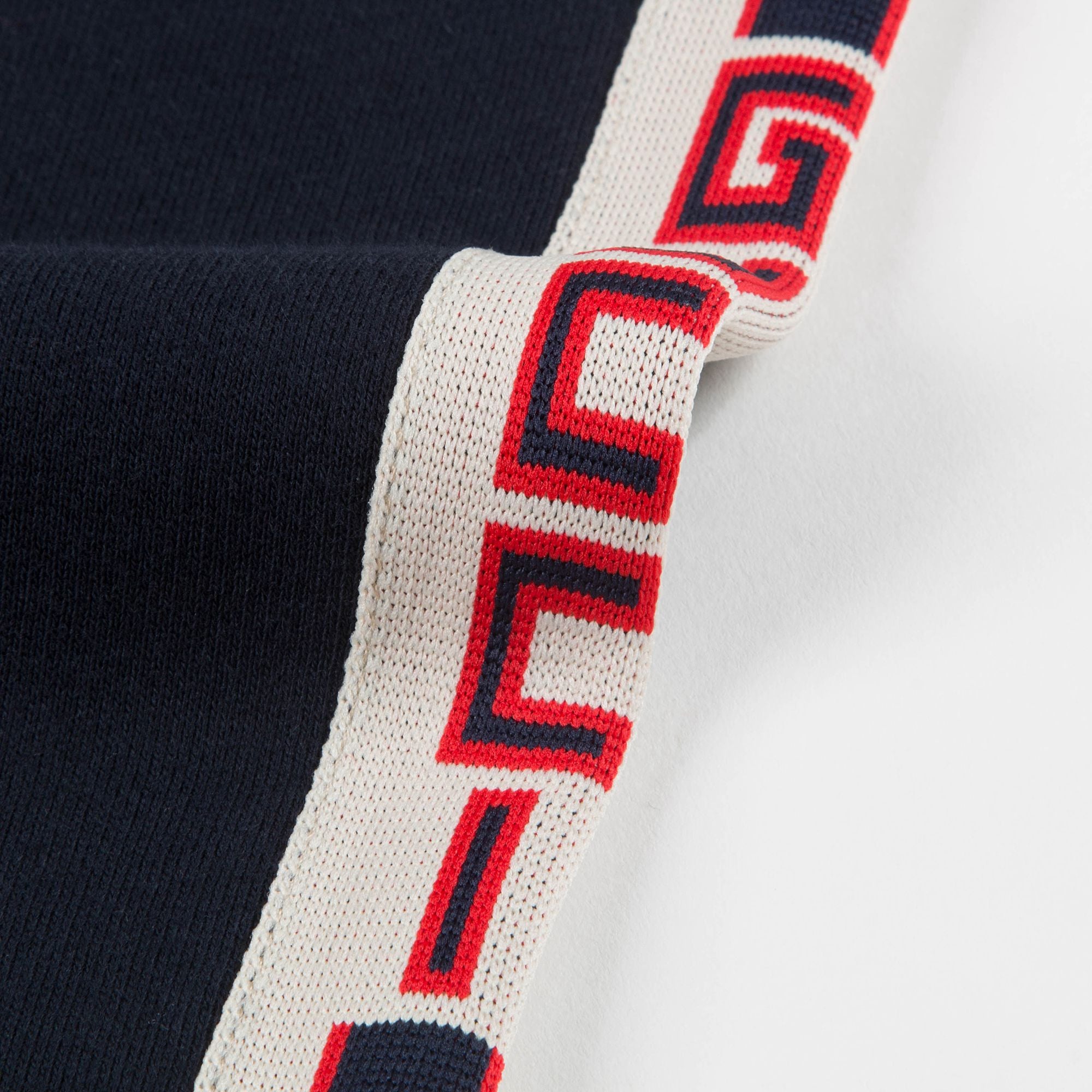 Boys Navy Blue Cotton Joggers