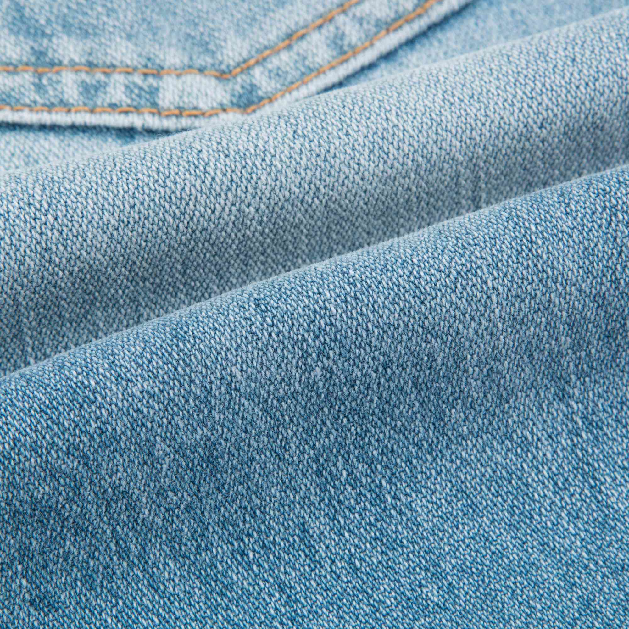 Pantalon fuselé bleu pour bébé fille