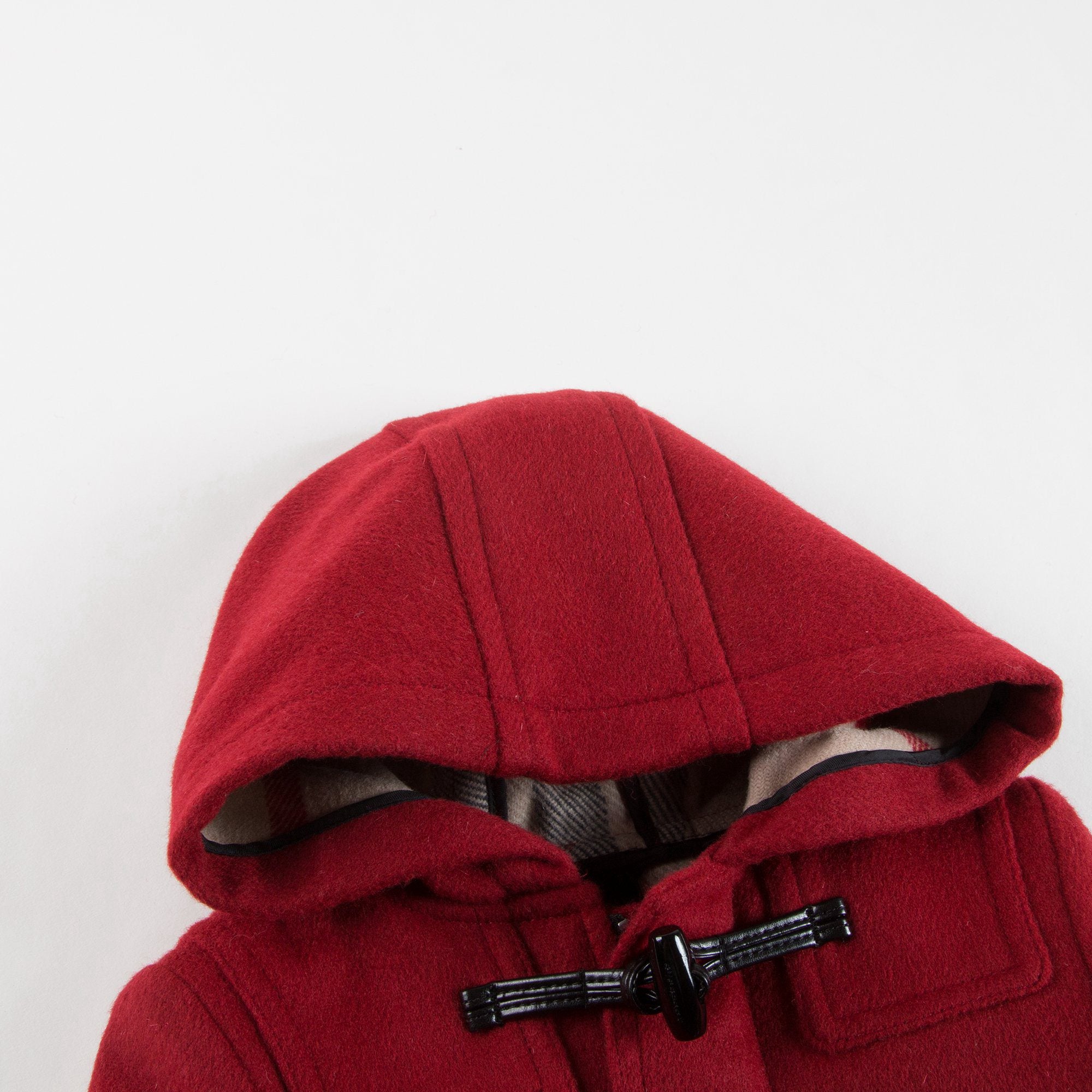Baby Red Wool Duffle Coat