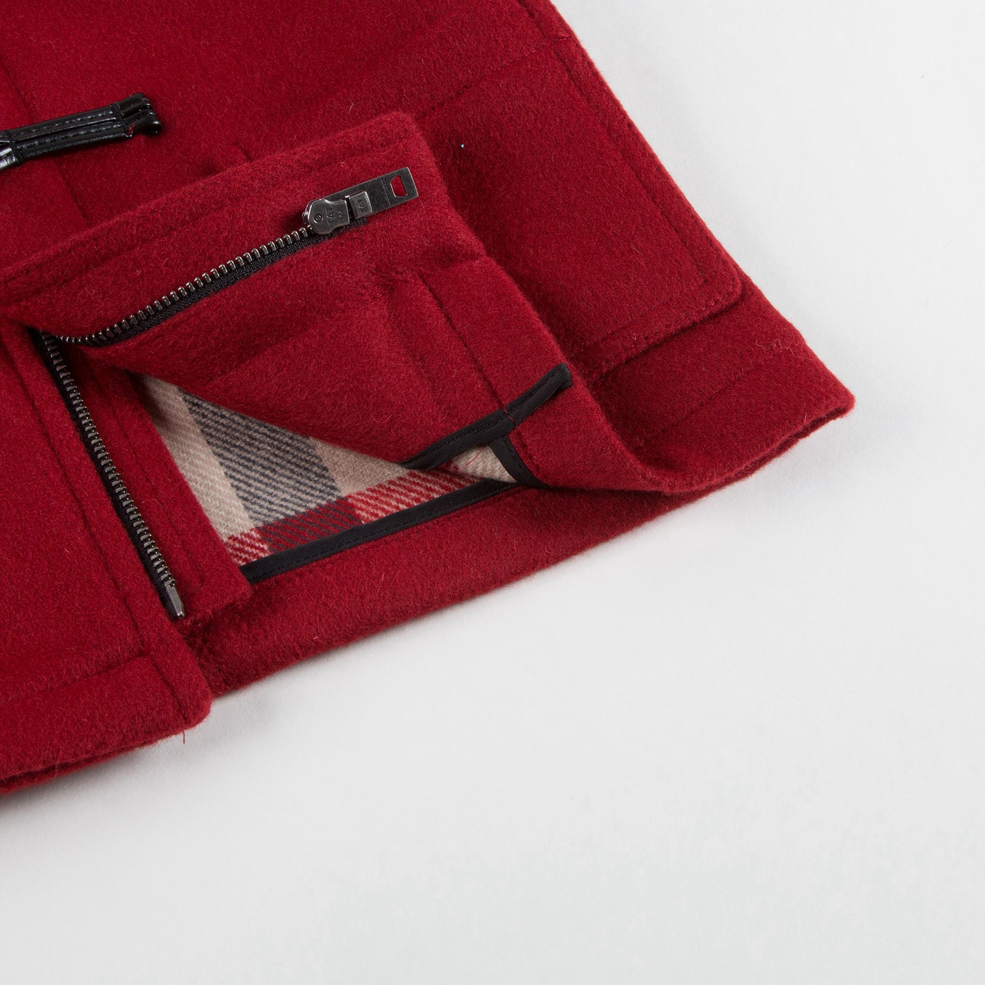 Baby Red Wool Duffle Coat