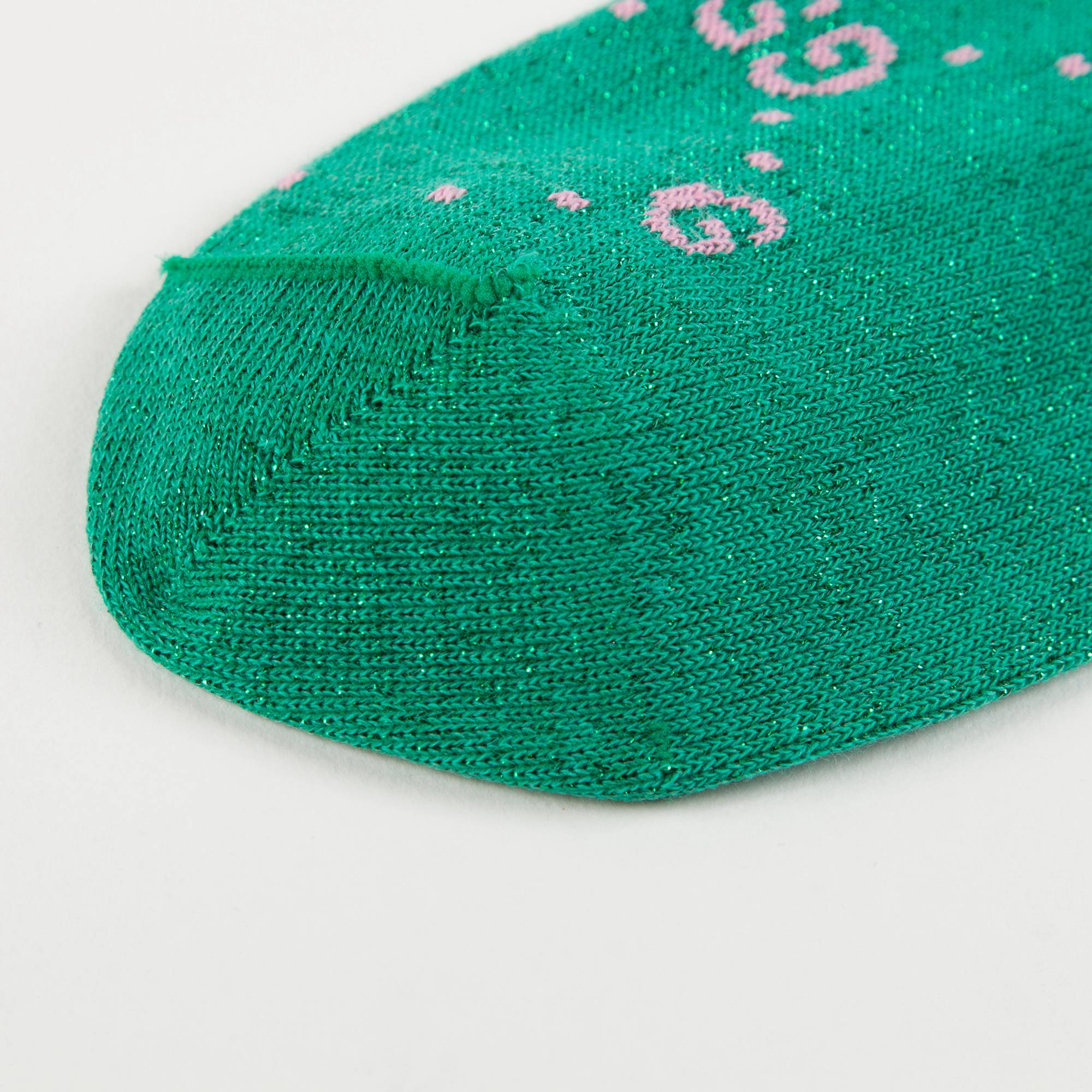 Boys & Girls Green Pink "GG" Socks