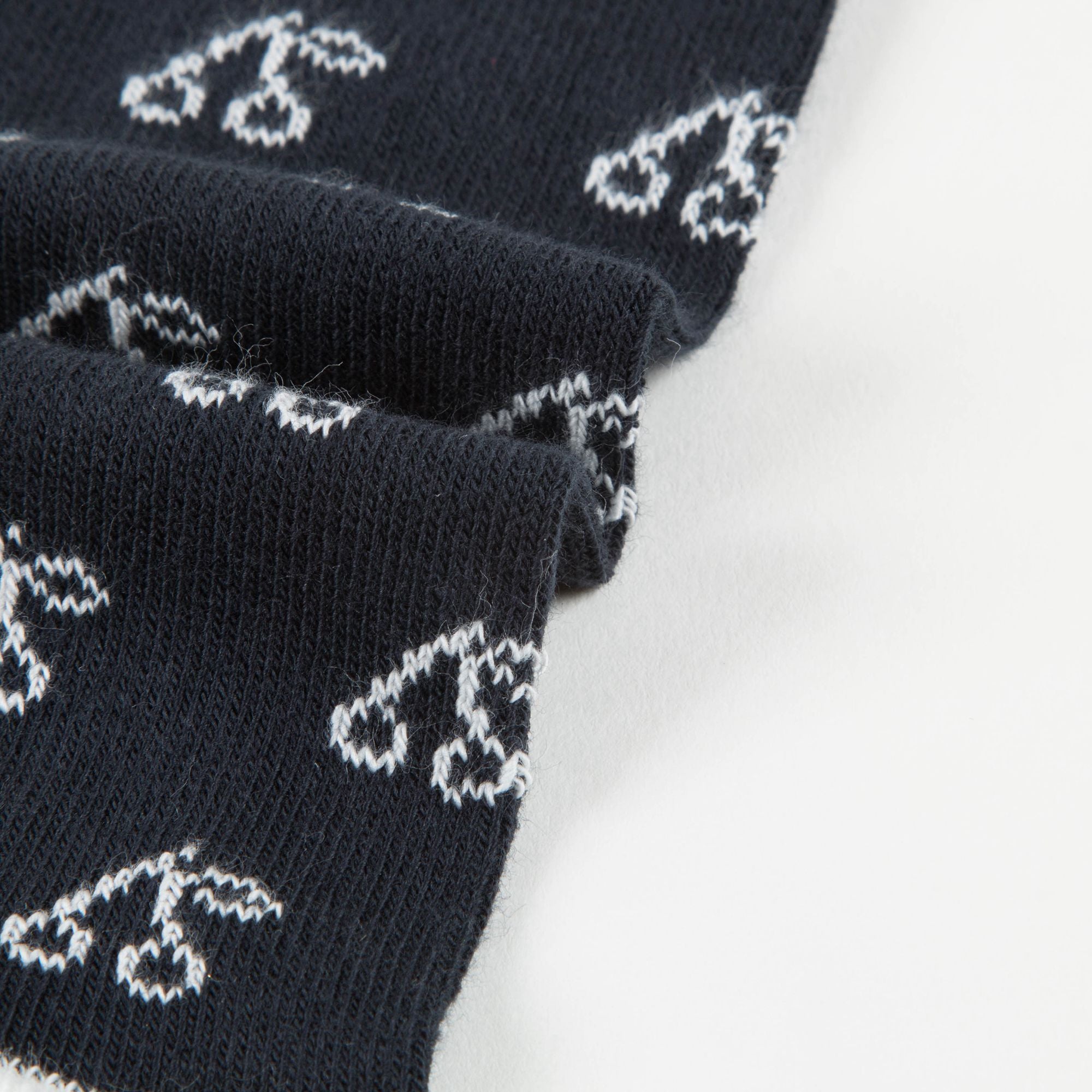 Chaussettes cerises blanches noires pour fille