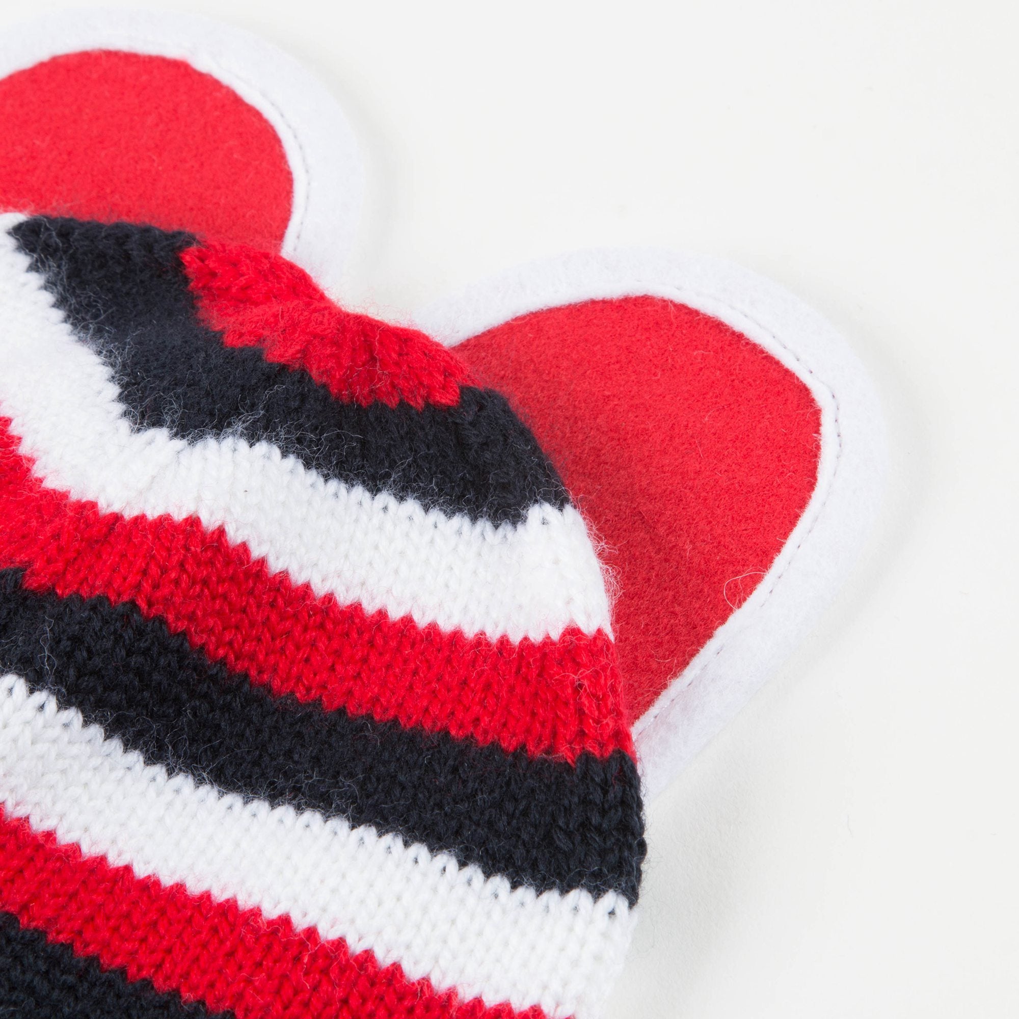 Baby Girls Red Wool Knitted Hat