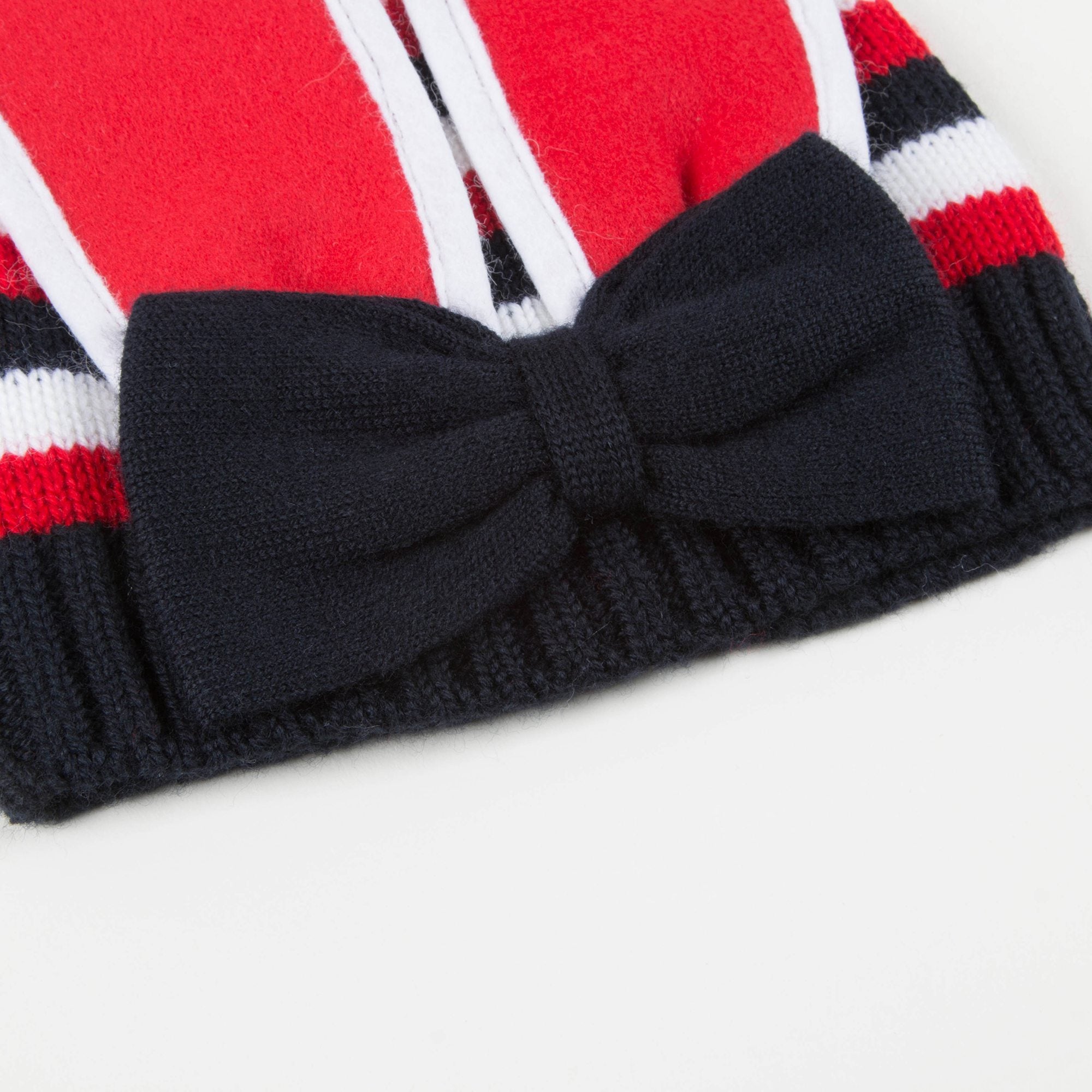 Baby Girls Red Wool Knitted Hat
