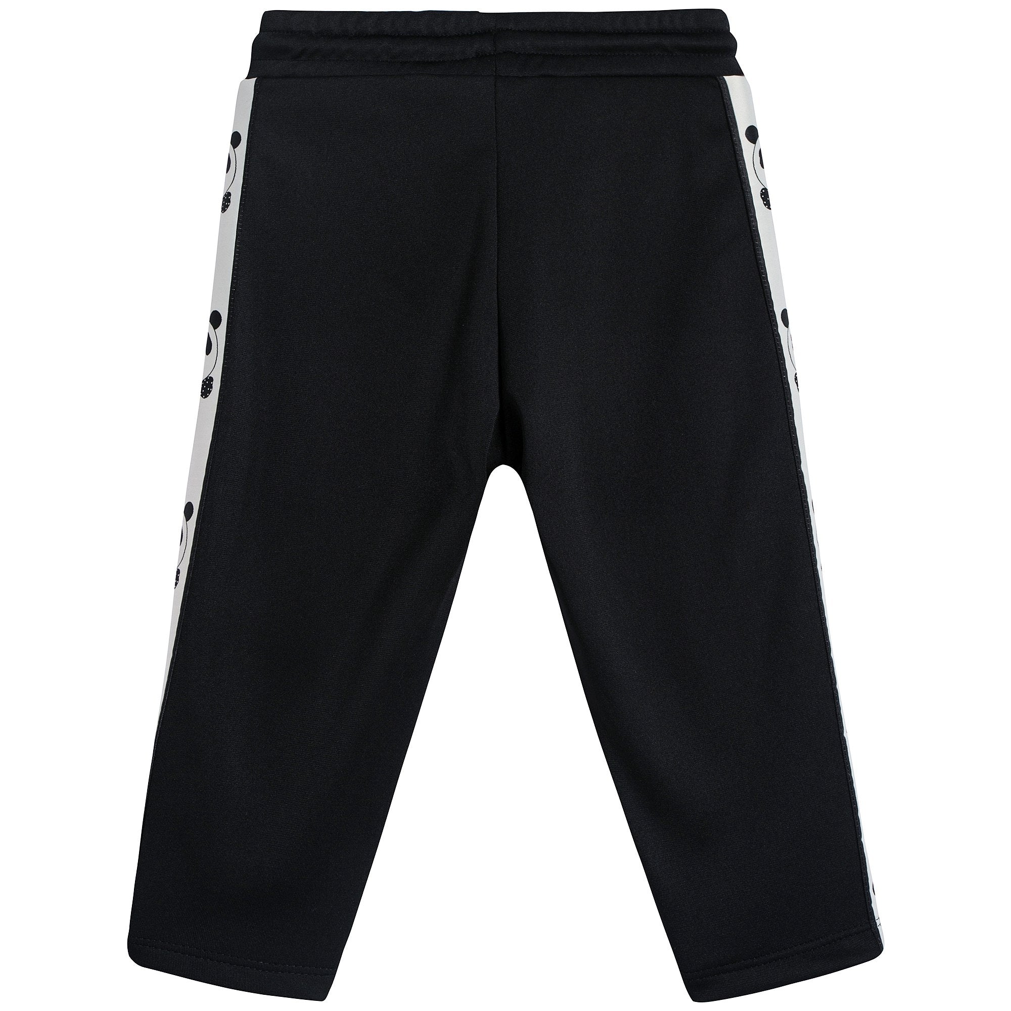 Boys & Girls Black Cotton Trousers