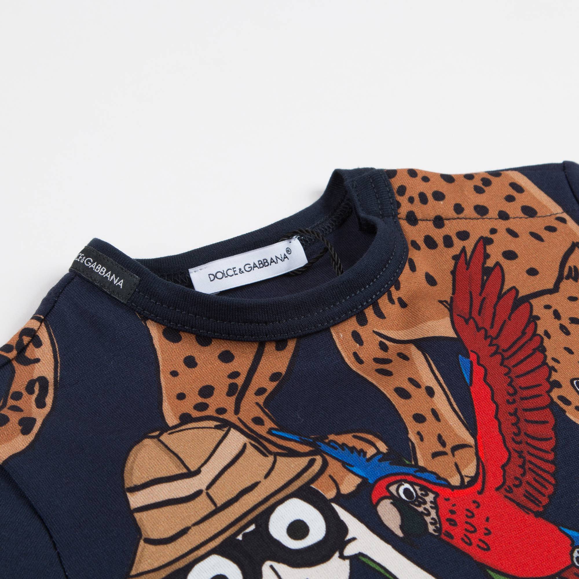 Baby Boys Black Cotton T-shirt