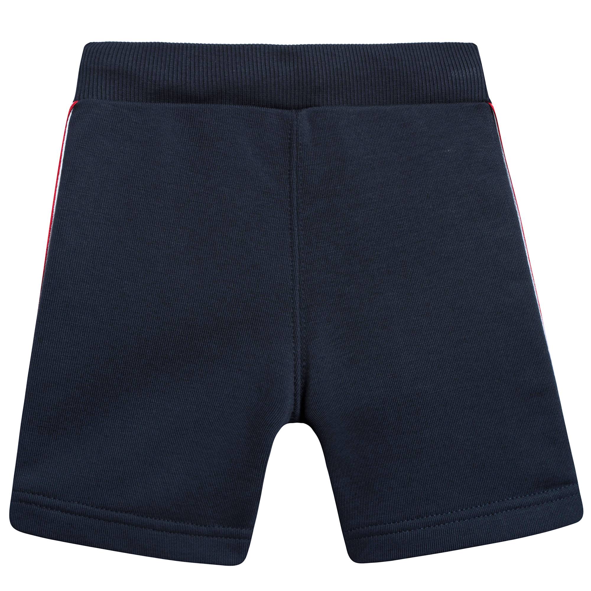 Baby Boys Blue Cotton Shorts