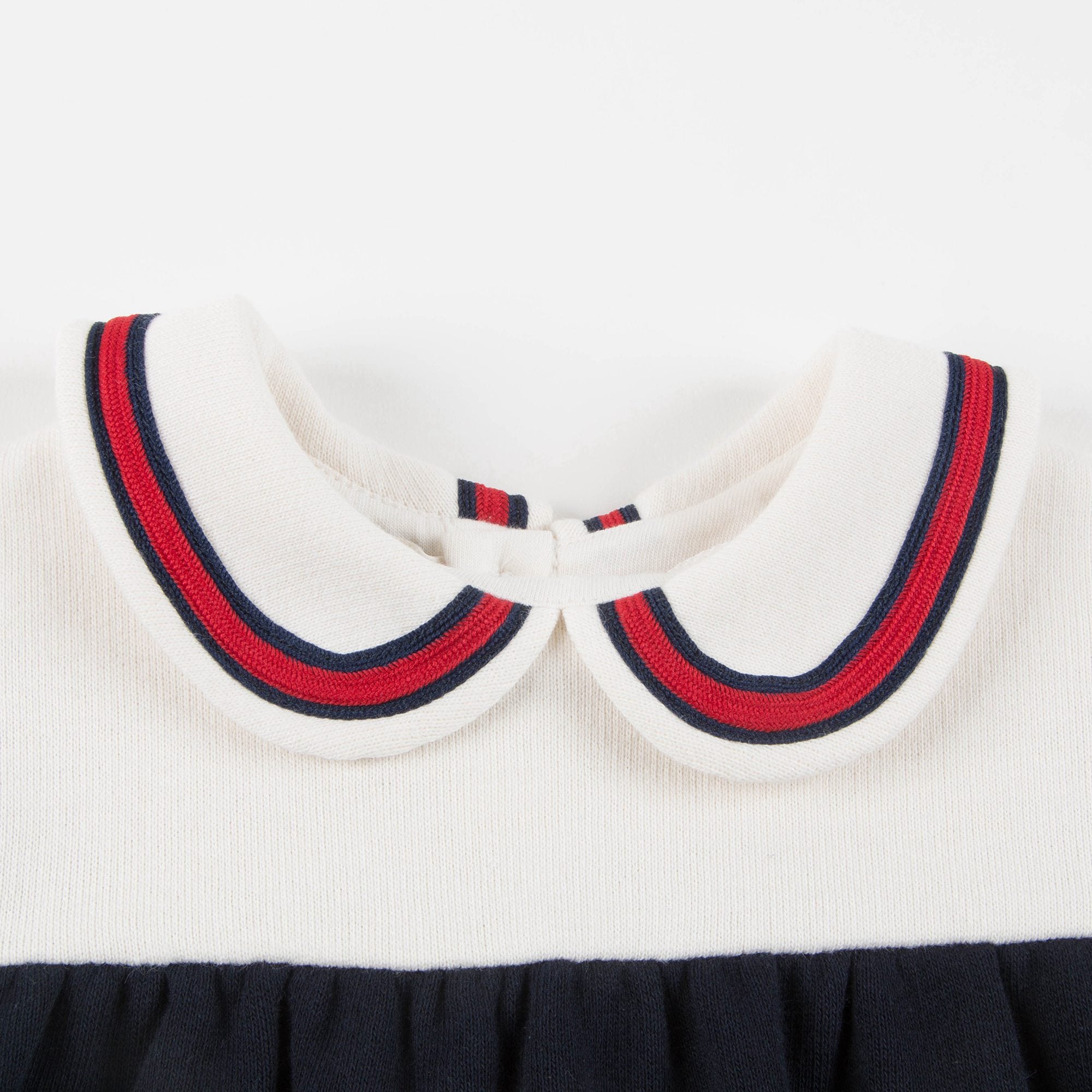 Robe en jersey bleue pour bébé fille