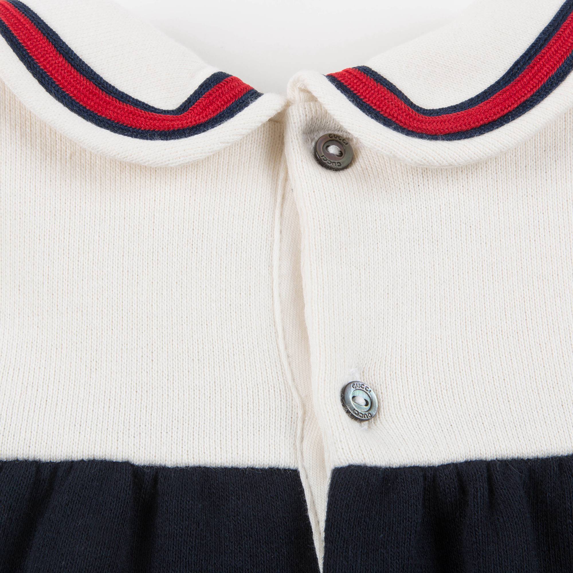 Robe en jersey bleue pour bébé fille