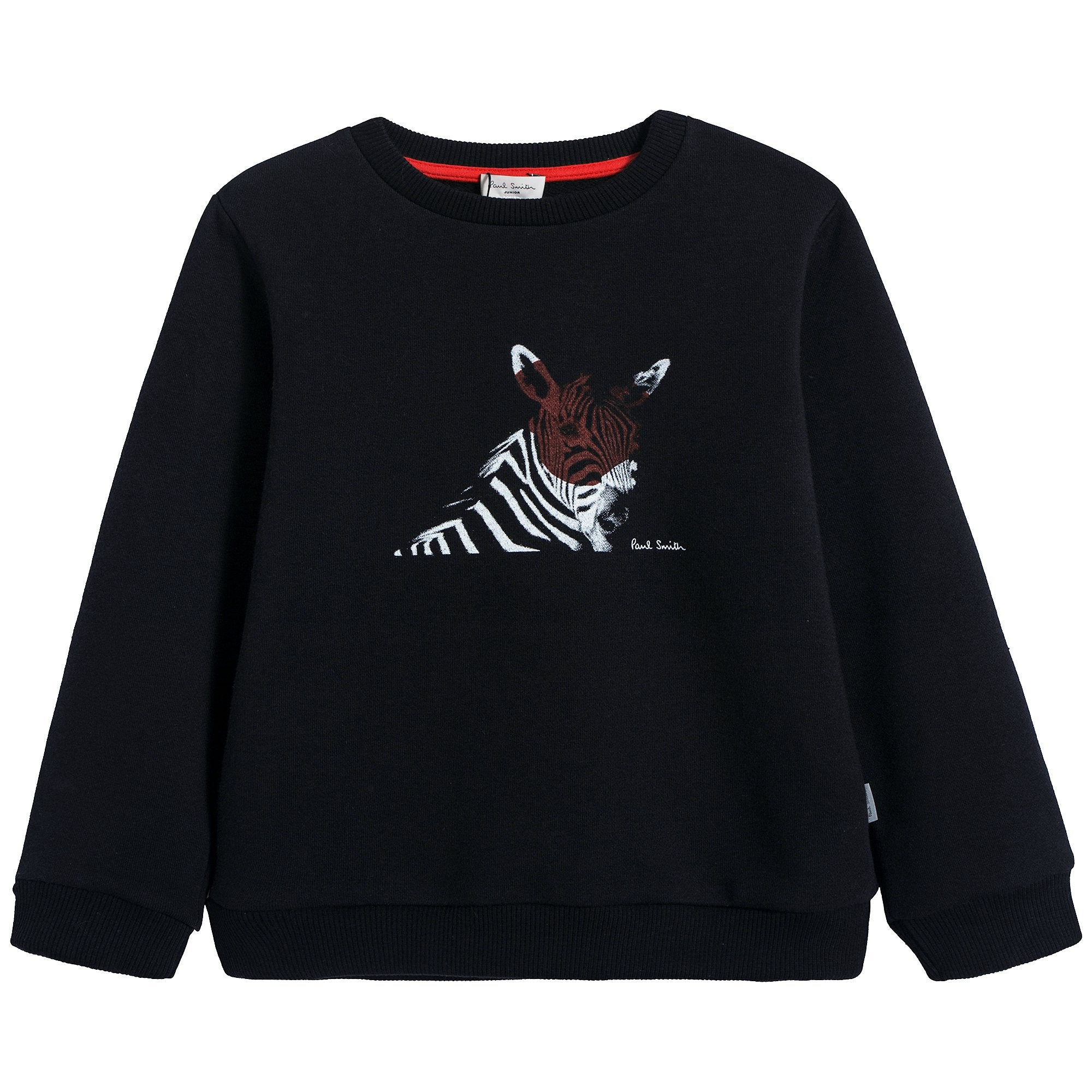 Boys Black Cotton Sweatshirt