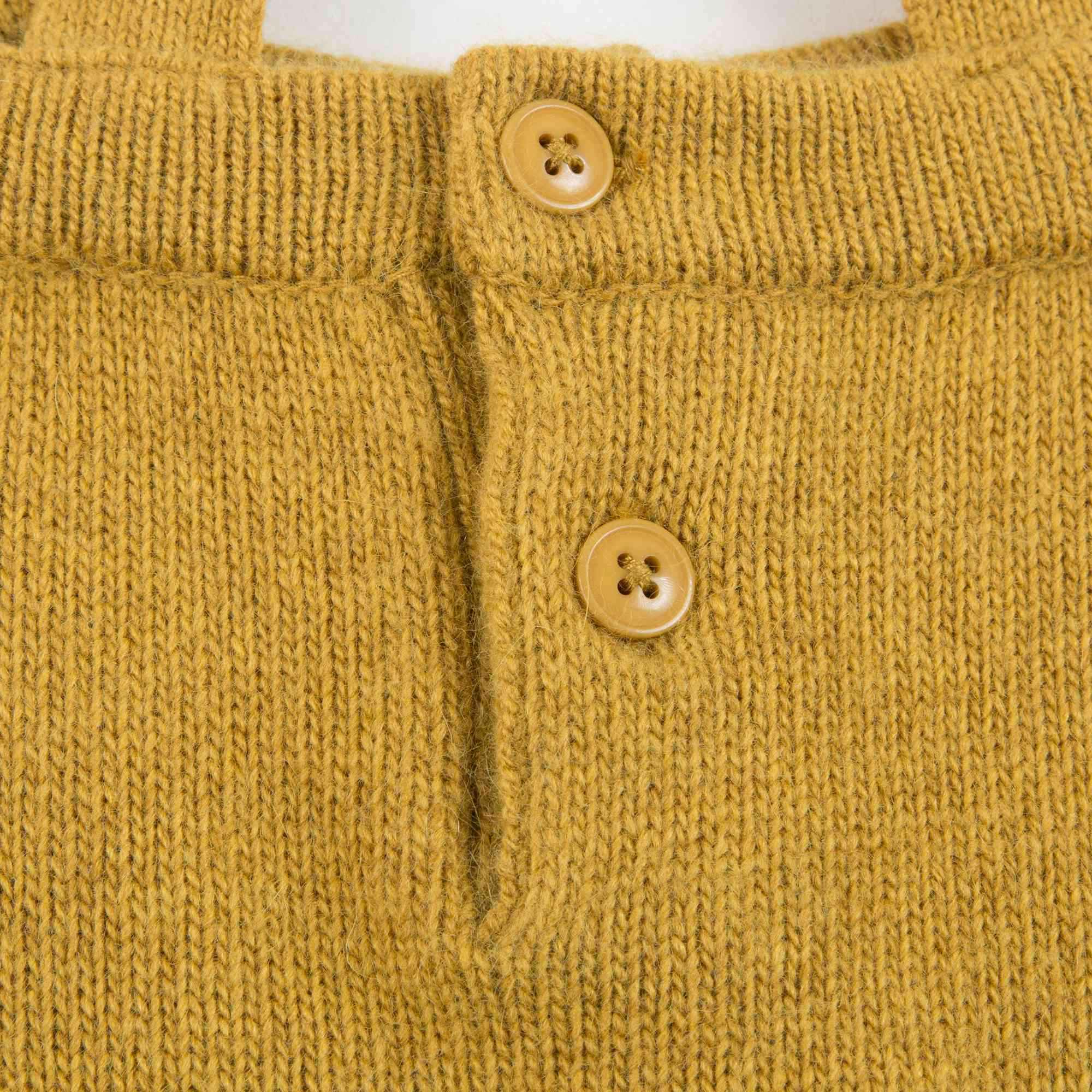 Baby Yellow Knitted Romper