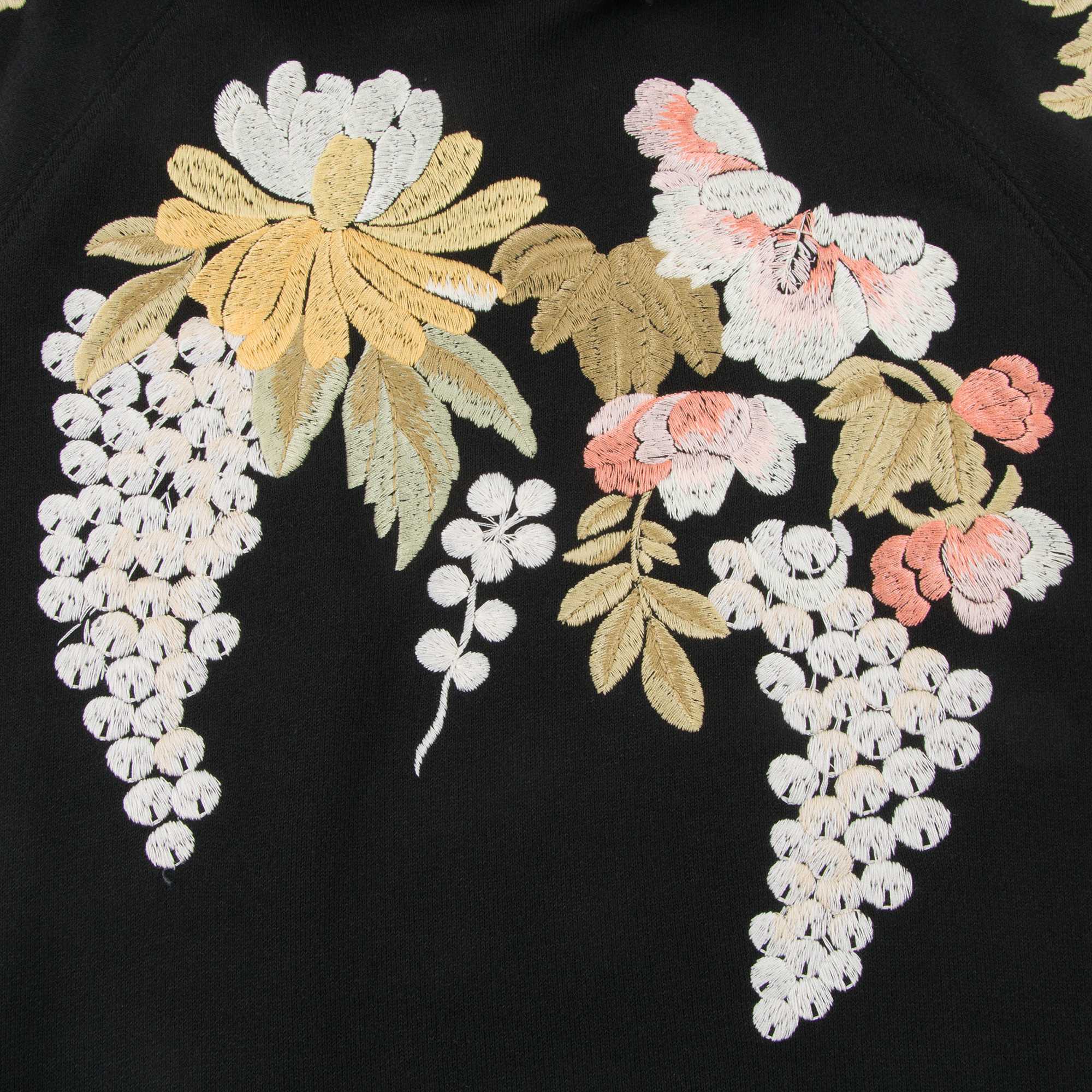 Sweat-shirt multicolore noir pour fille